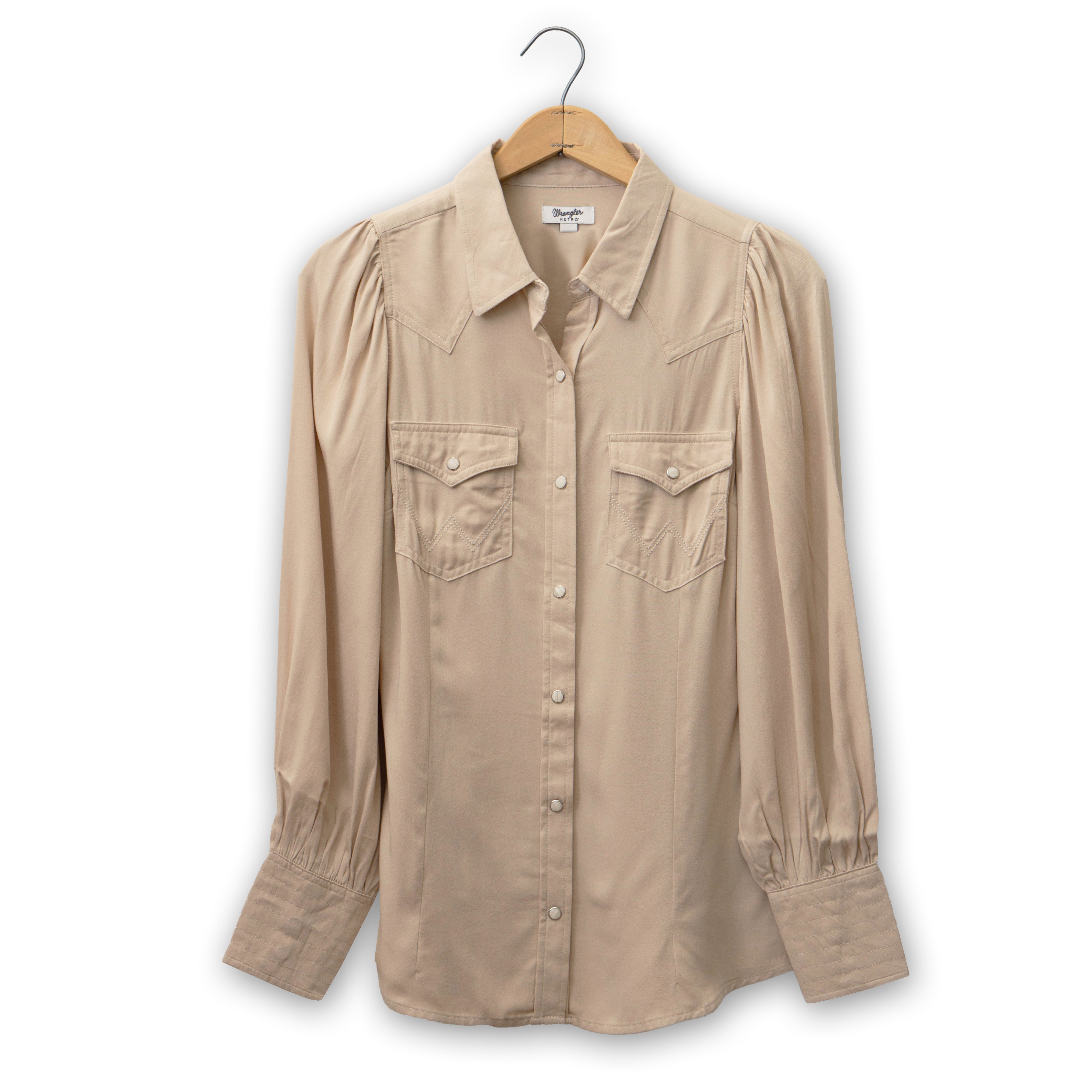 Women's Poet Sleeve Snap Shirt by Wrangler #112367278