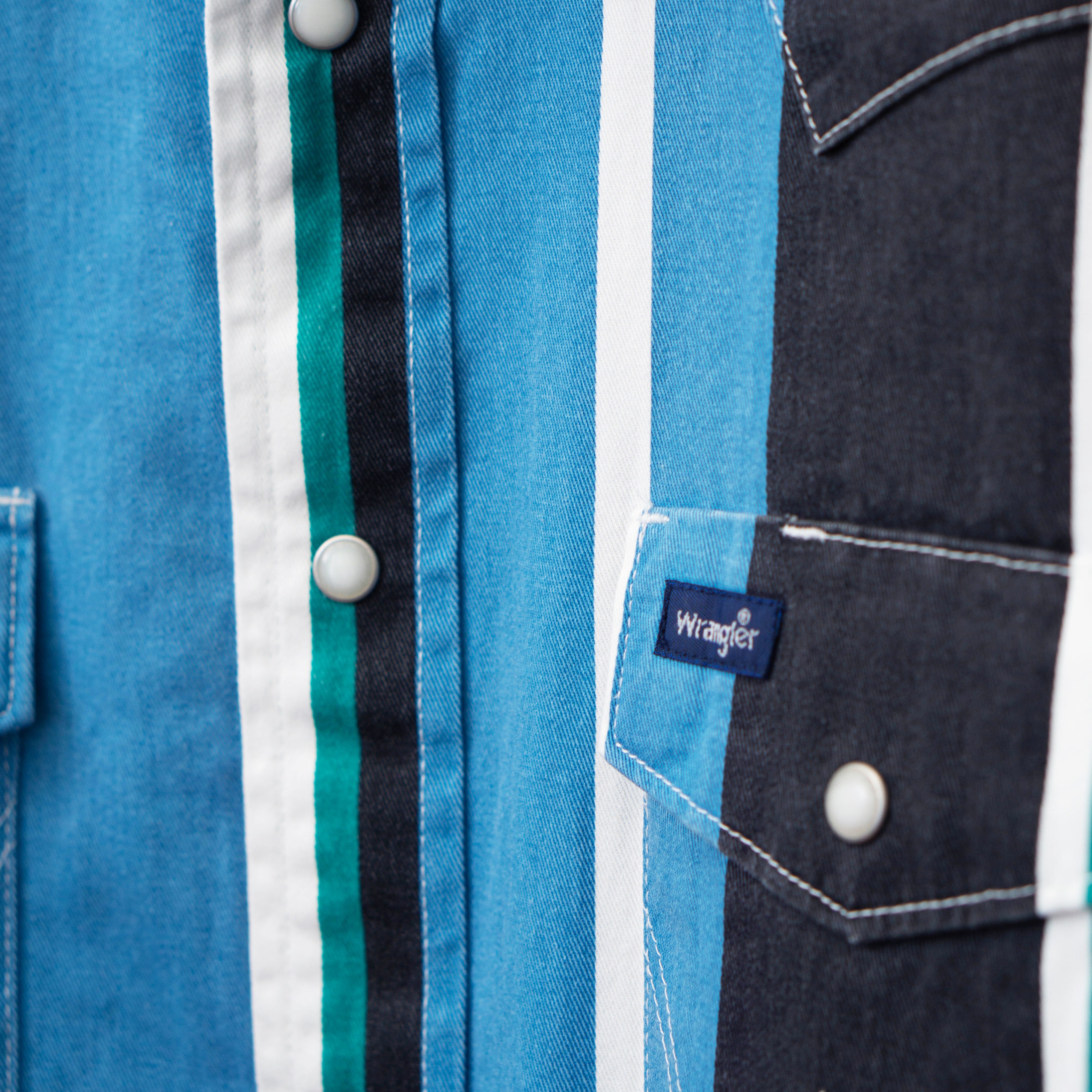 Vintage-Inspired Brushpopper Snap Shirt by Wrangler #112368191