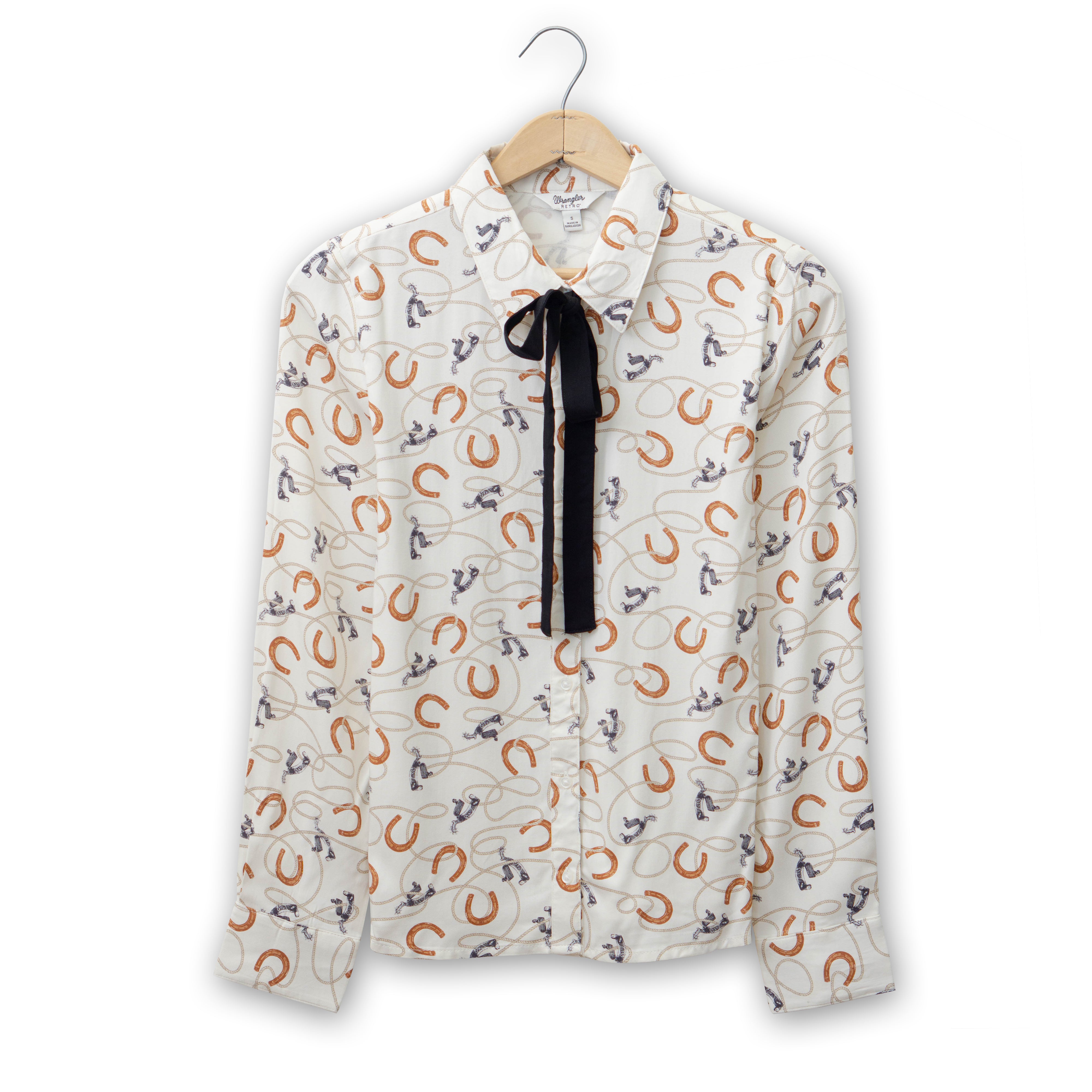 トップス loin. bowtie blouse cotton Women's Long Sleeve Cotton Bow Tie Shirts Casual Loose