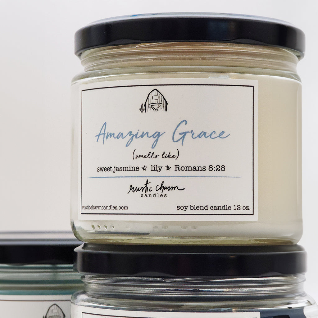 Amazing Grace Candle by Rustic Charm
