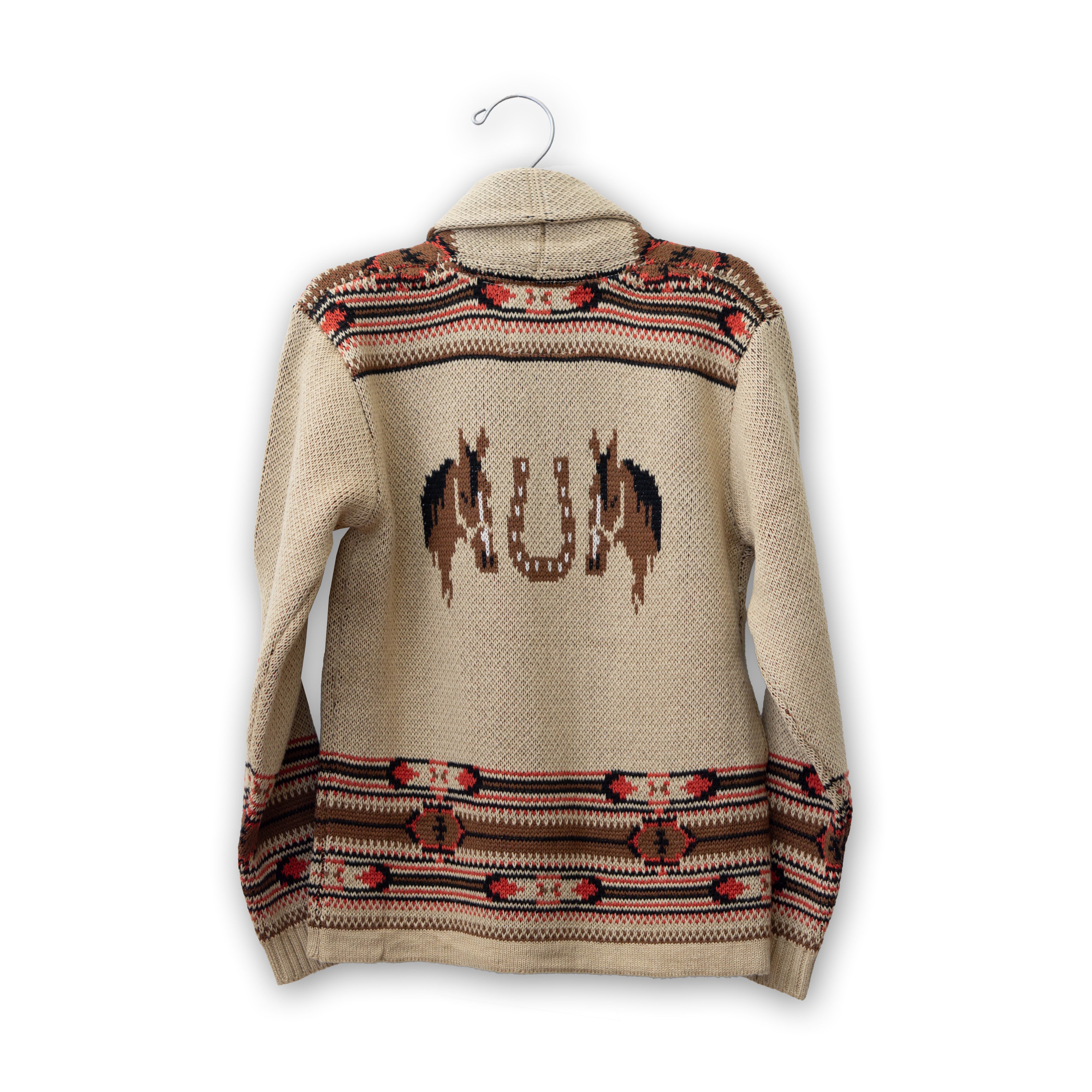 Youth Cash Horse Cardigan by Cotton & Rye #CRG511T