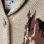 Youth Cash Horse Cardigan by Cotton & Rye #CRG511T