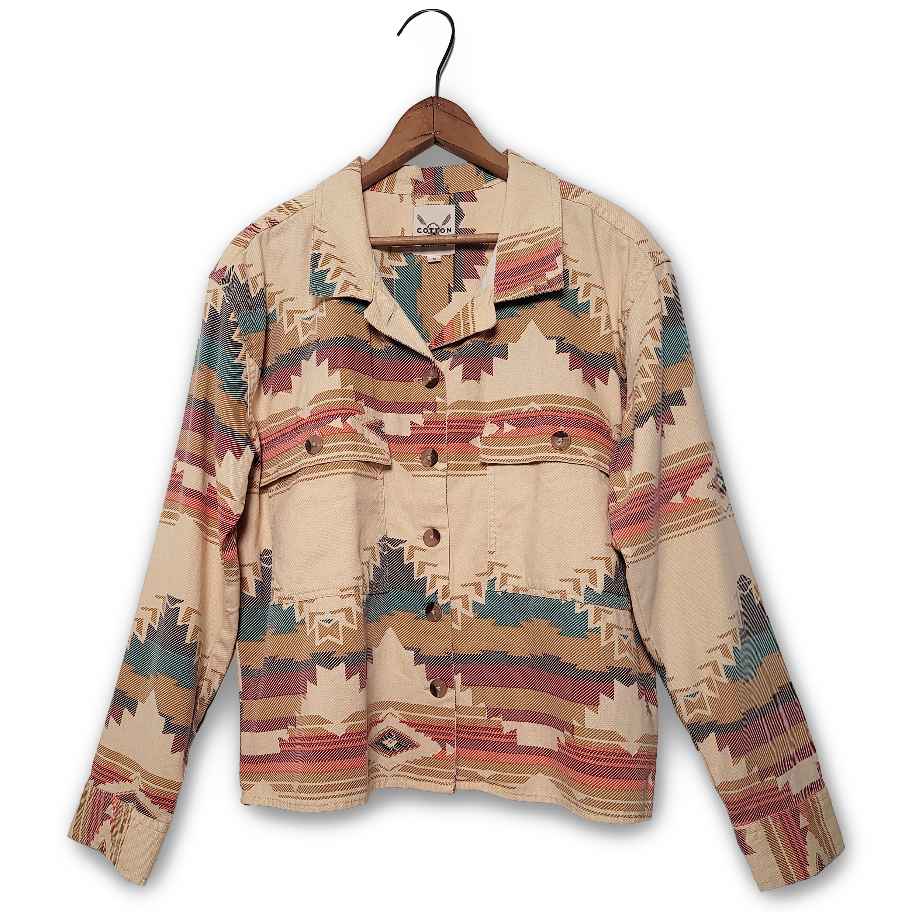 Aztec Inspired Jacket by Cotton & Rye CRJ943M Cotton Eyed Joe's