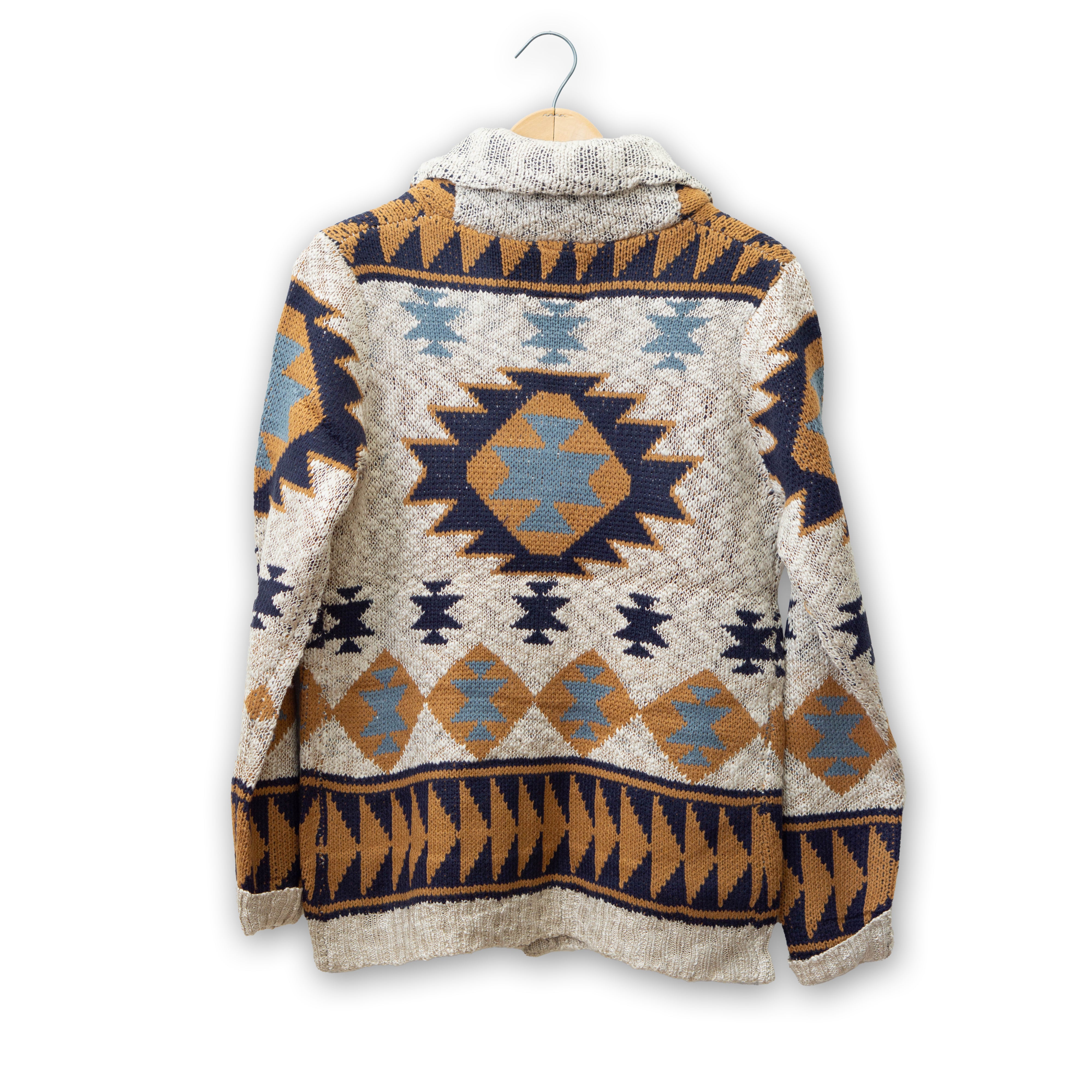 Aztec Knit Cardigan by Cotton & Rye #CRK082N