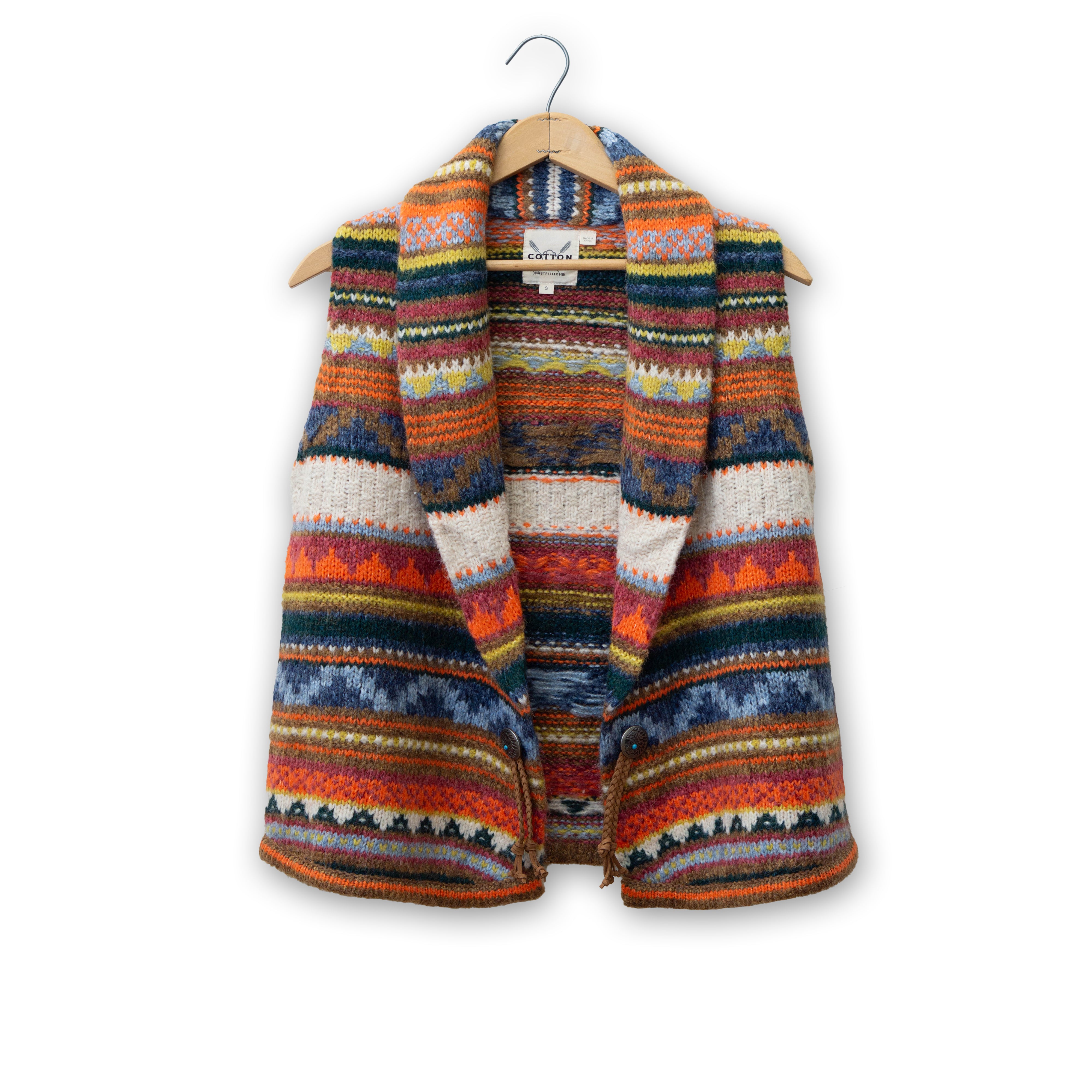 Vintage Knit Vest by Cotton & Rye #CRV901M