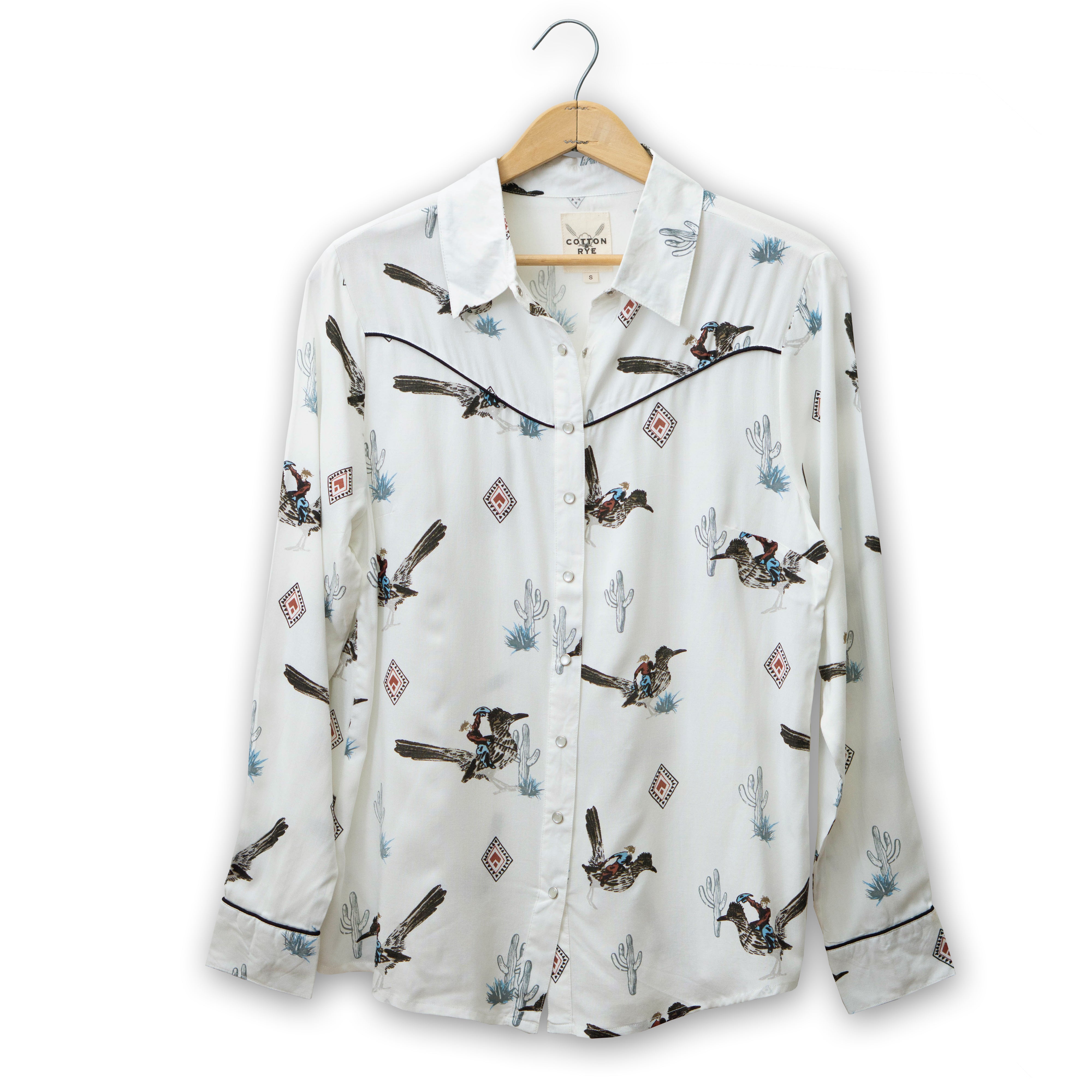 Roadrunner Long Sleeve Snap Shirt by Cotton & Rye #CRW9216