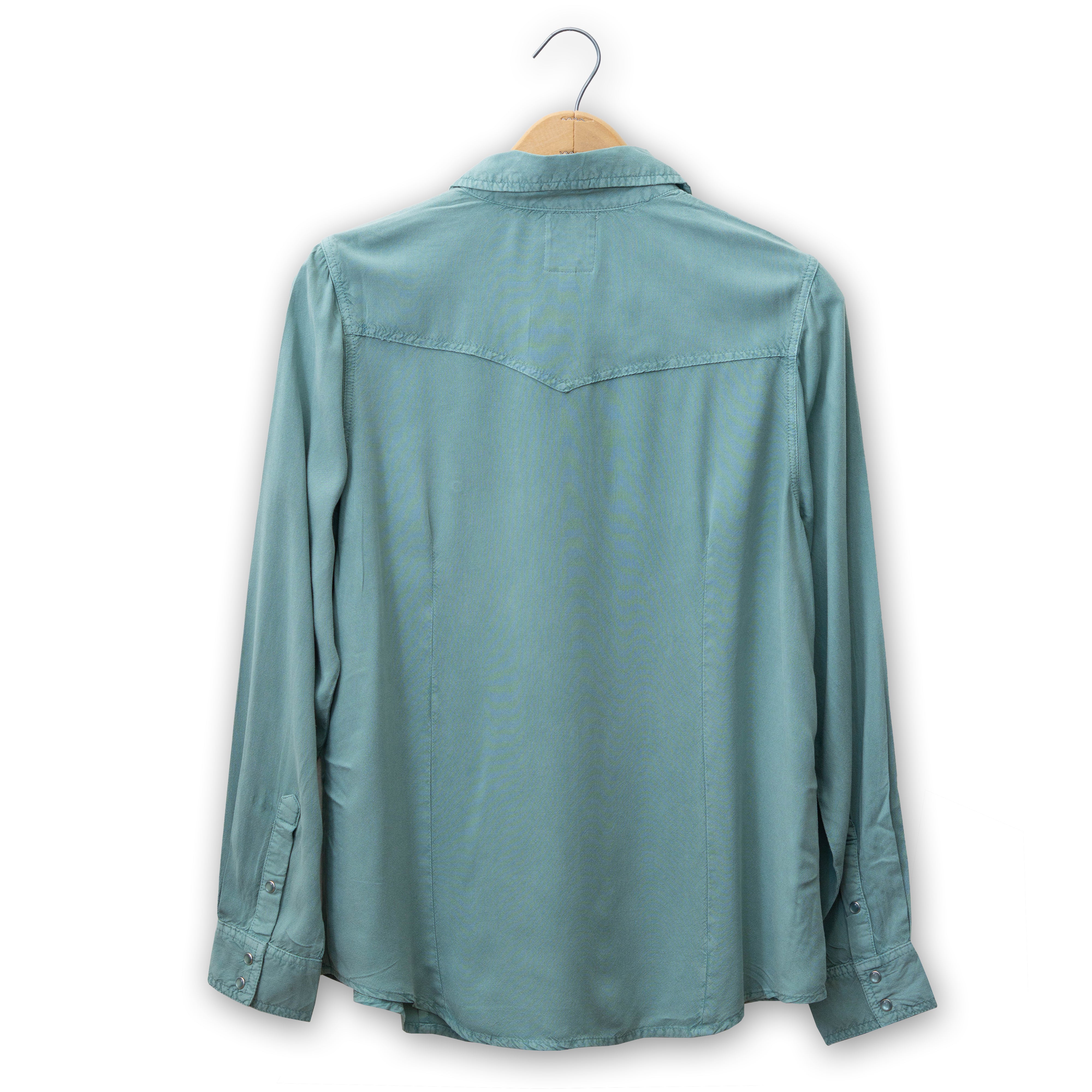 Long Sleeve Snap Shirt by Cotton & Rye #CRW9223GN