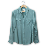 Long Sleeve Snap Shirt by Cotton & Rye #CRW9223GN
