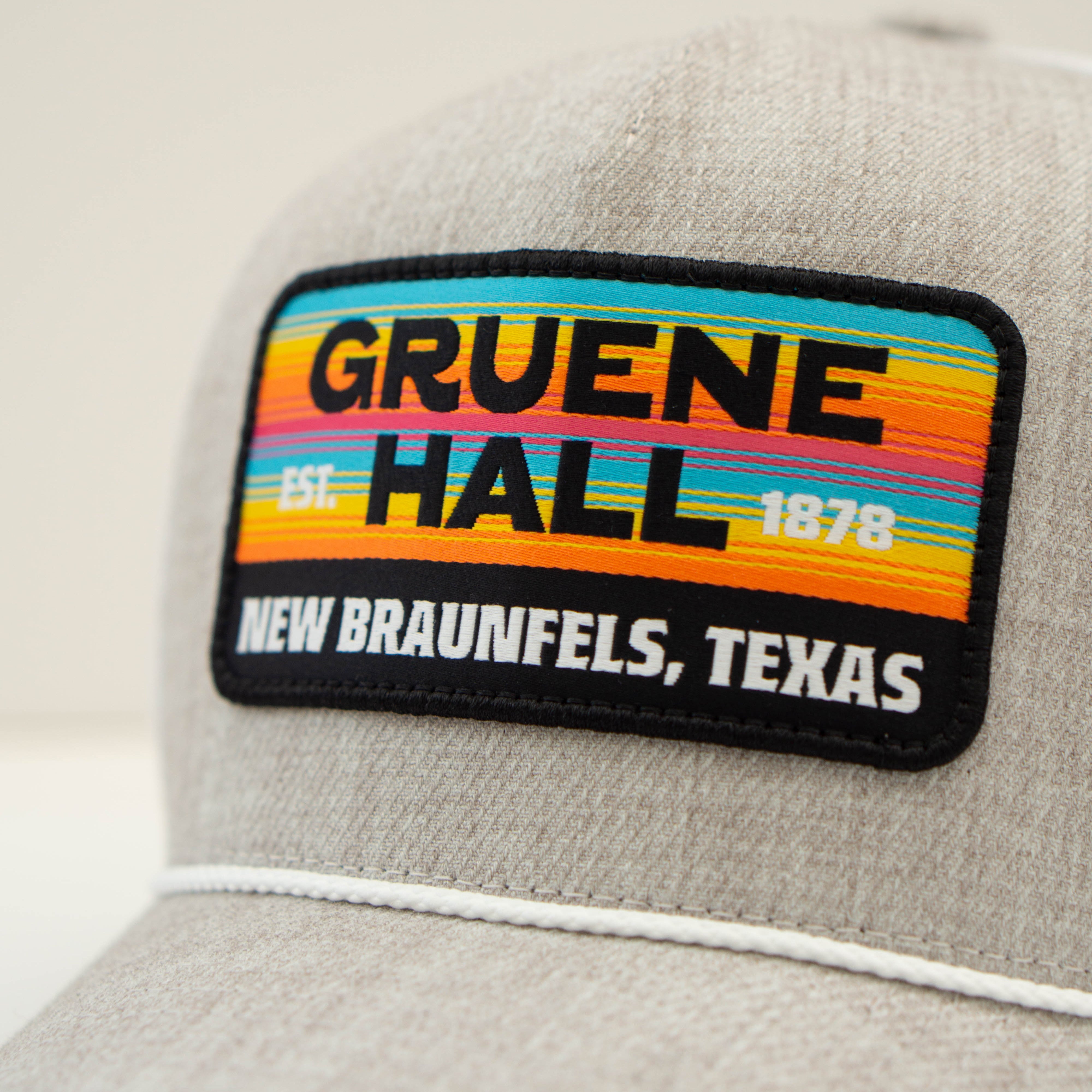 Hooey x Gruene Hall Serape Patch Cap #GH2506T-GYWH