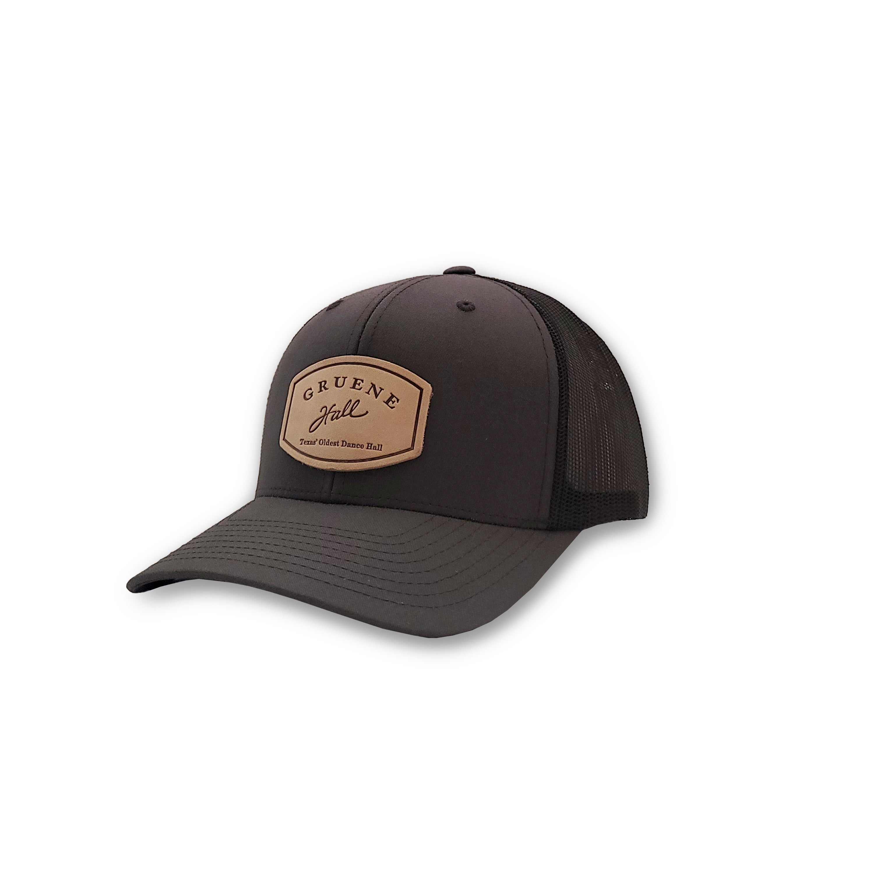 Gruene Hall Leather Patch hat by Range Leather Co.