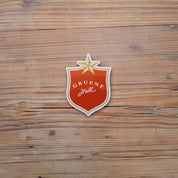 Gruene Hall Logo Lone Star Shield Sticker