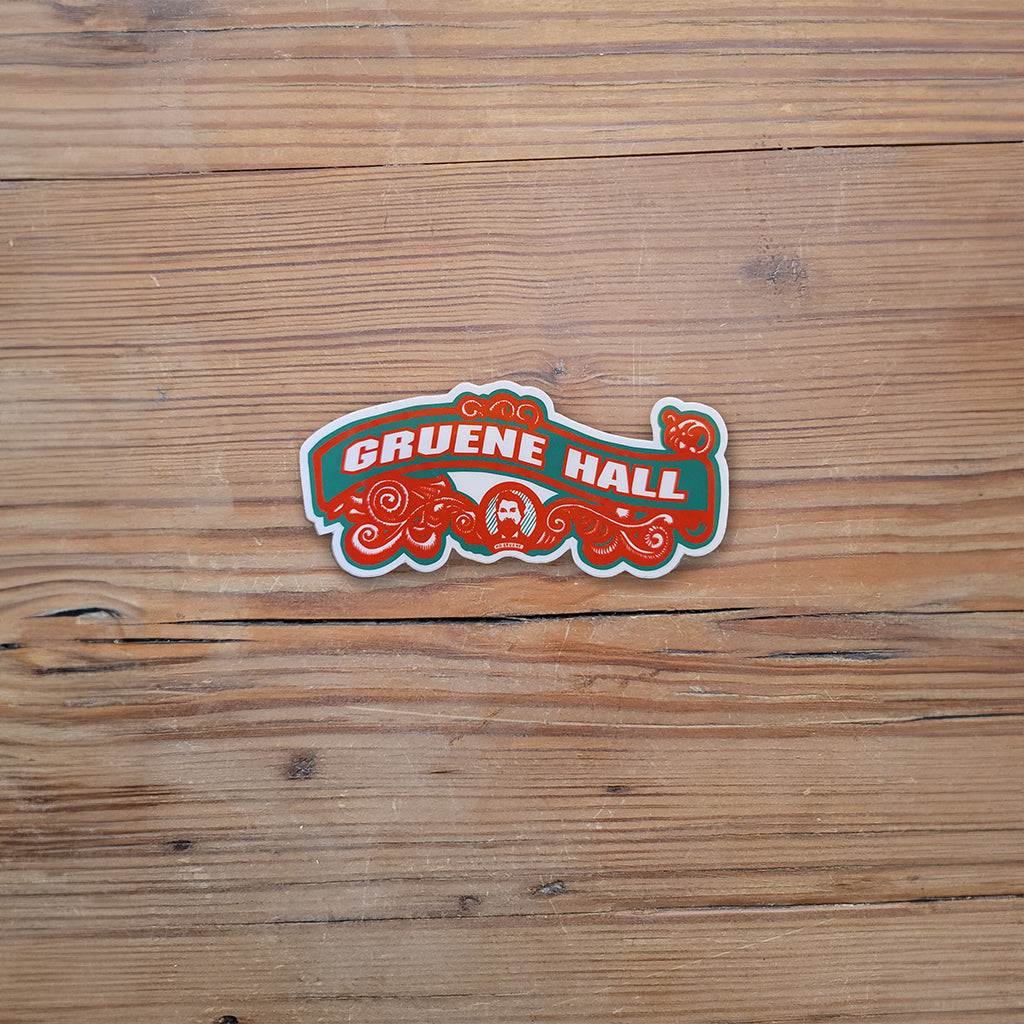 Gruene Hall original logo sticker