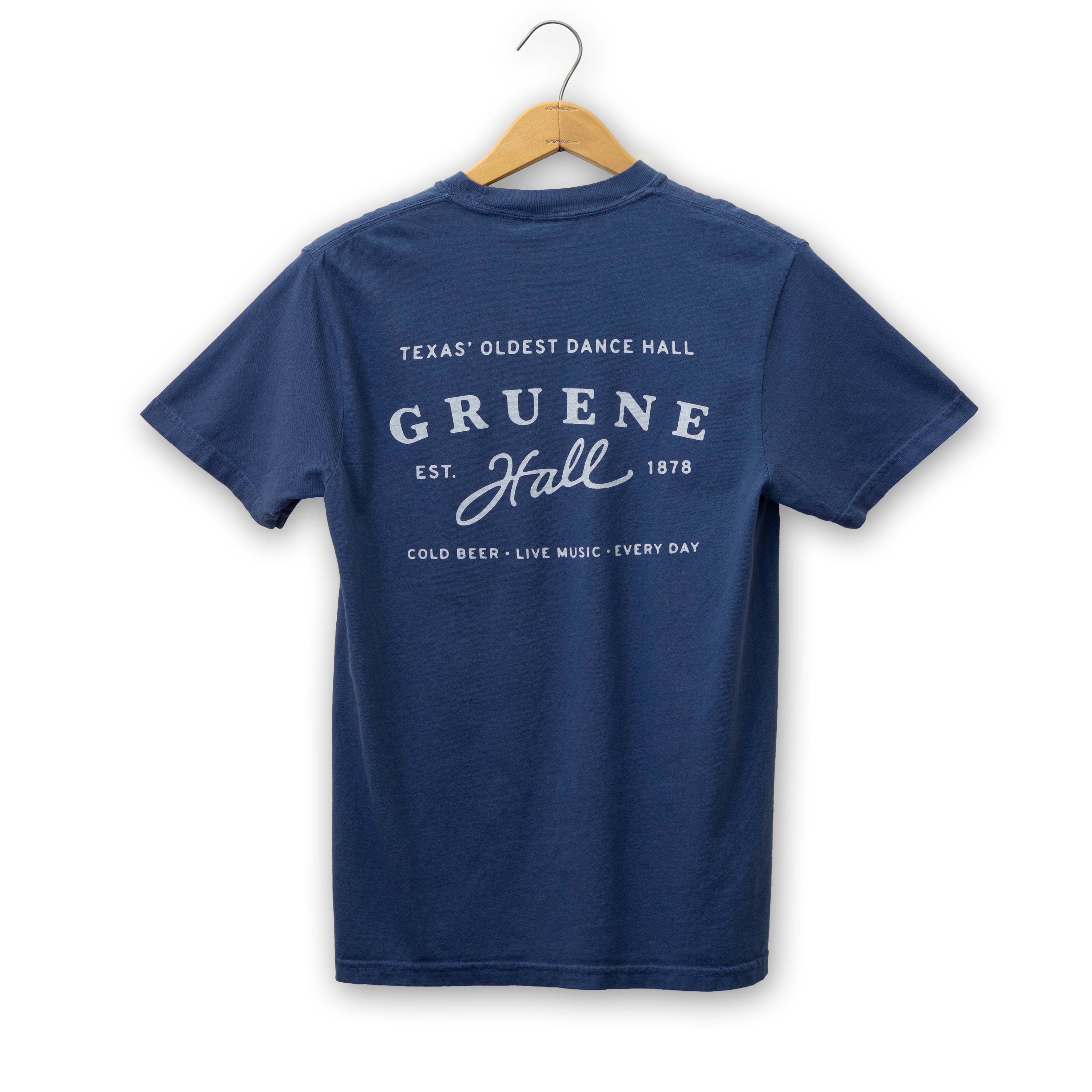 Gruene Hall Wide Logo Comfort Colors Tee