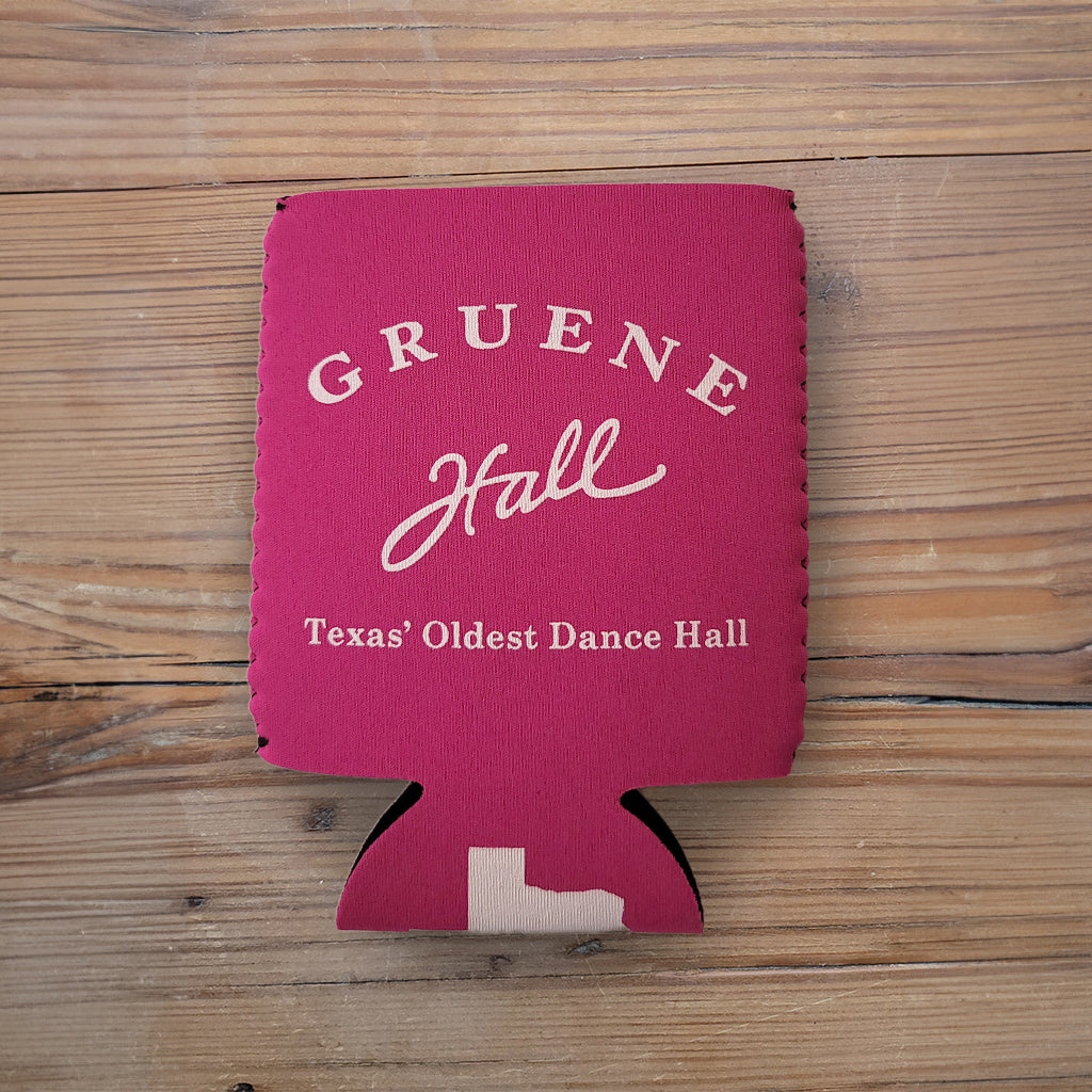 Gruene Hall Logo Neoprene Koozie