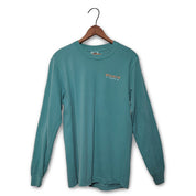 Gruene Hall River Sunset Comfort Colors Long Sleeve Tee