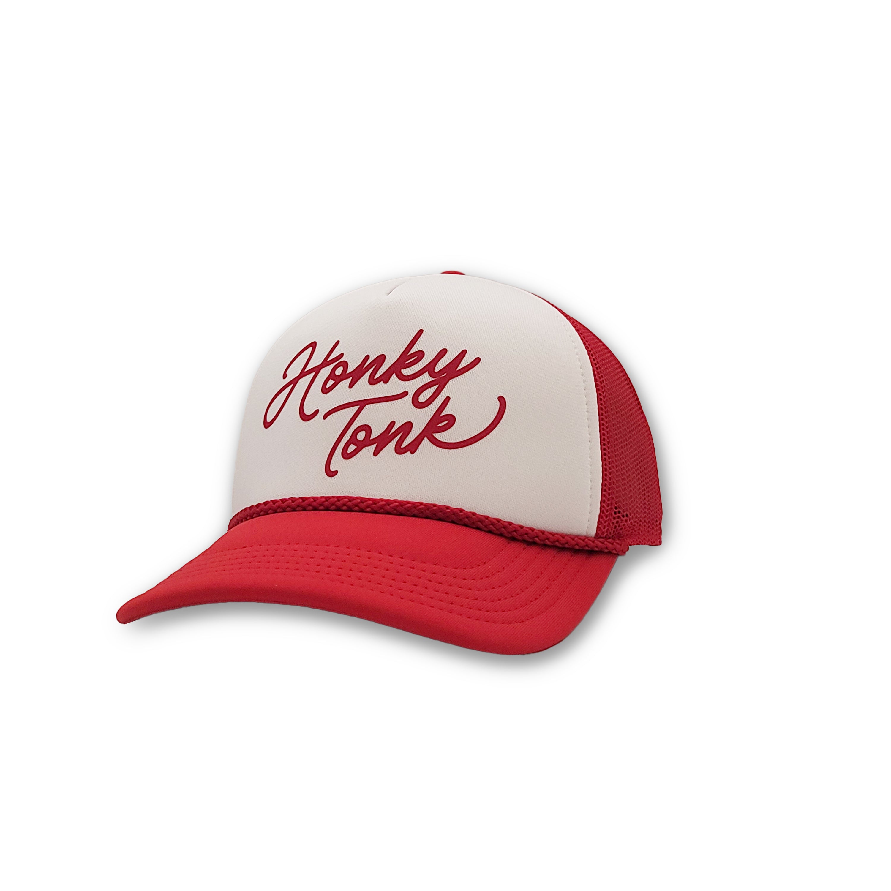 Honky Tonk Foam Trucker Cap Red/White