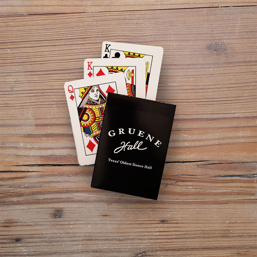 Gruene Hall Logo Playing Cards