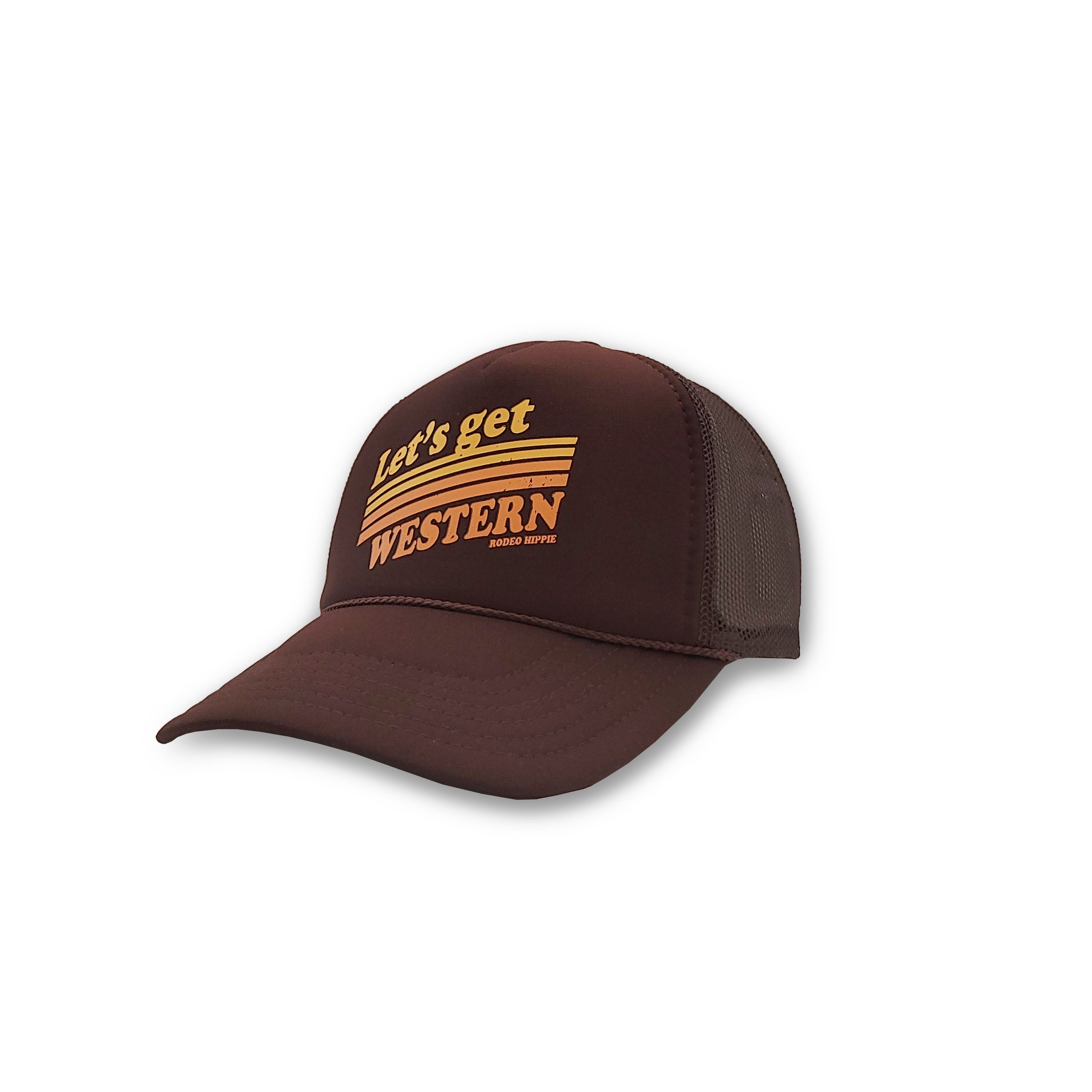 Get Western foam trucker hat by Rodeo Hippie