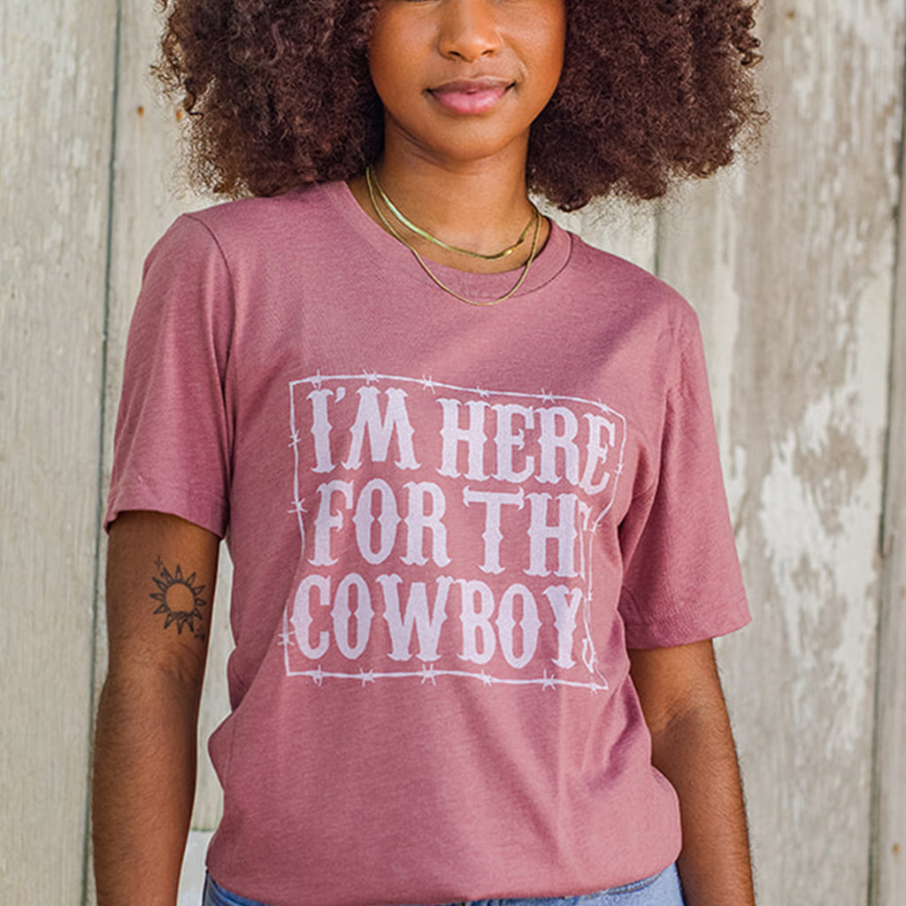 Here for the Cowboys Tee