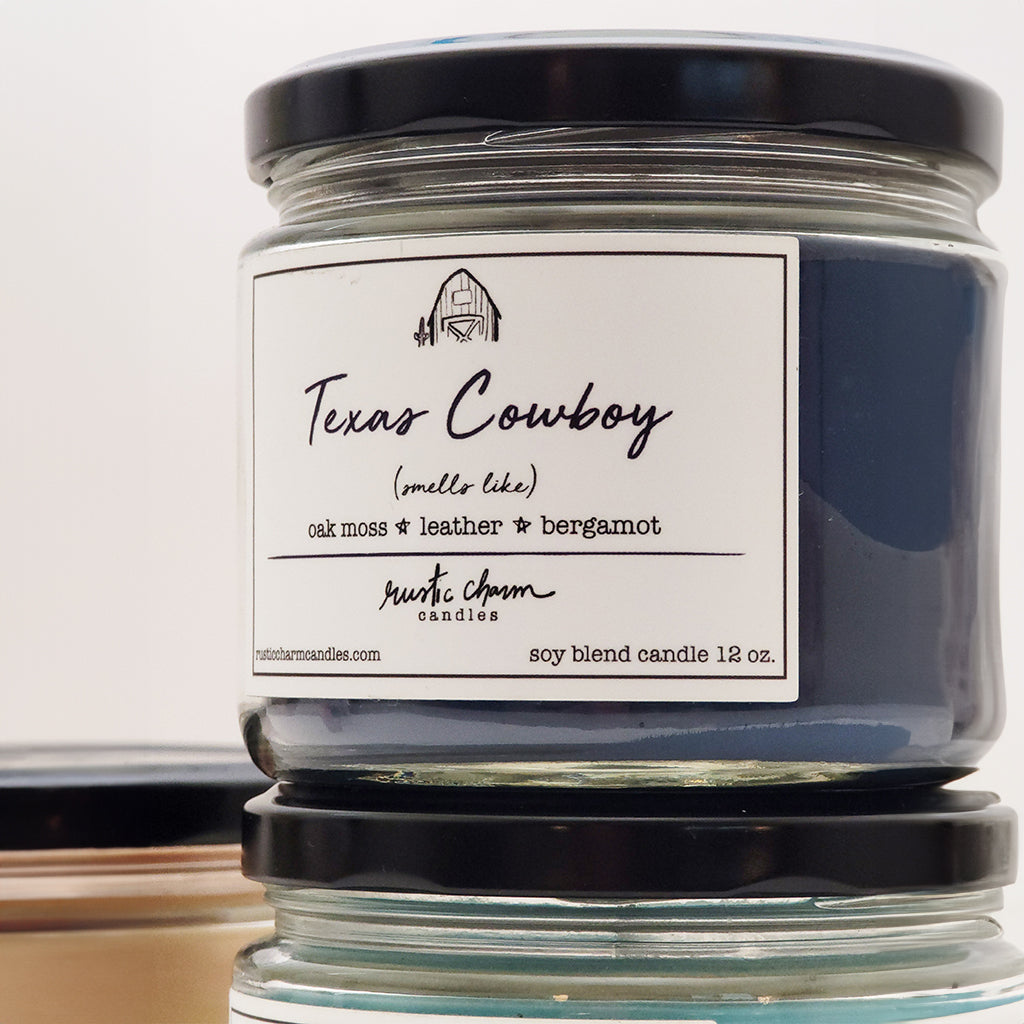 Texas Cowboy Candle by Rustic Charm