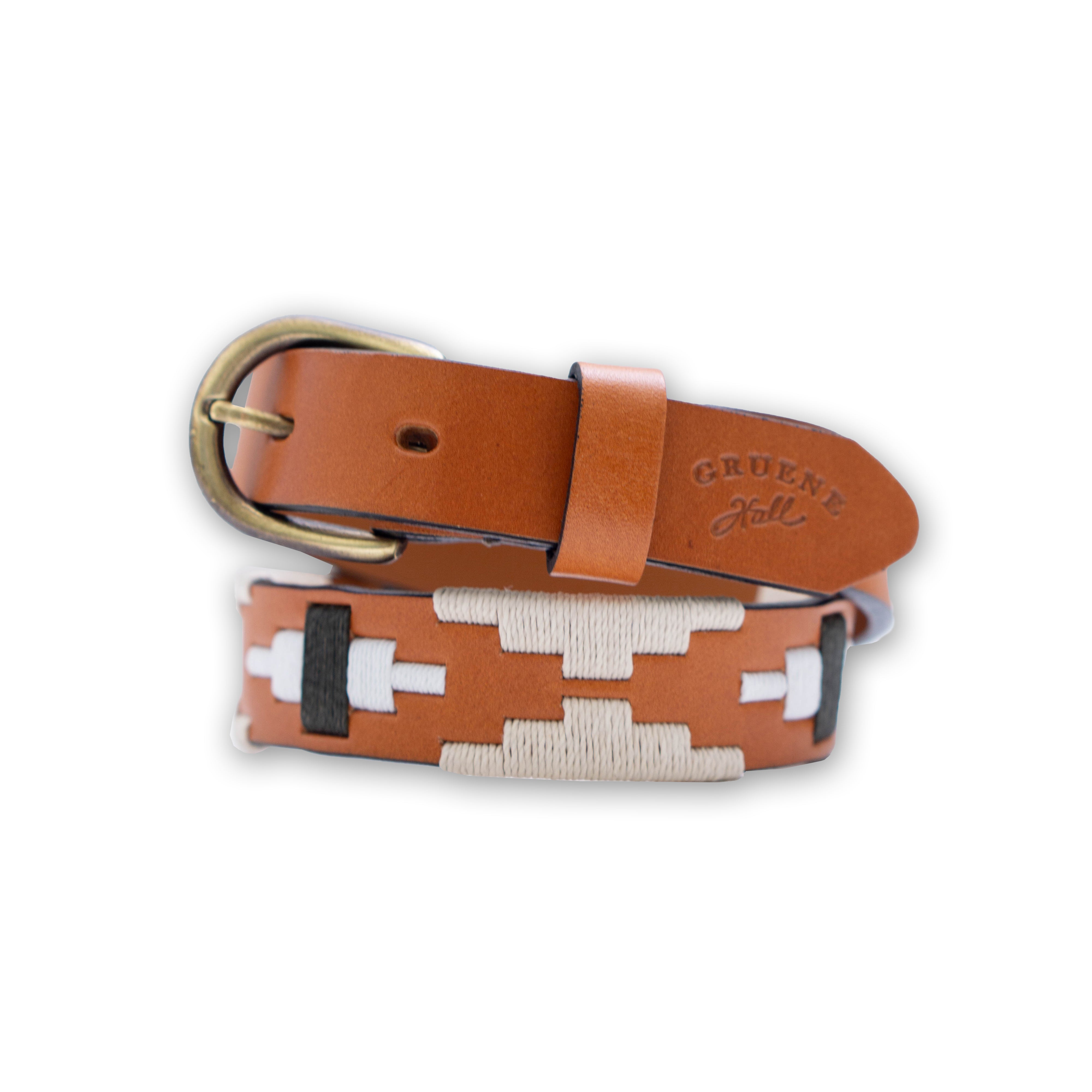 Kids Gruene Hall Logo Belt by Zilker Belts