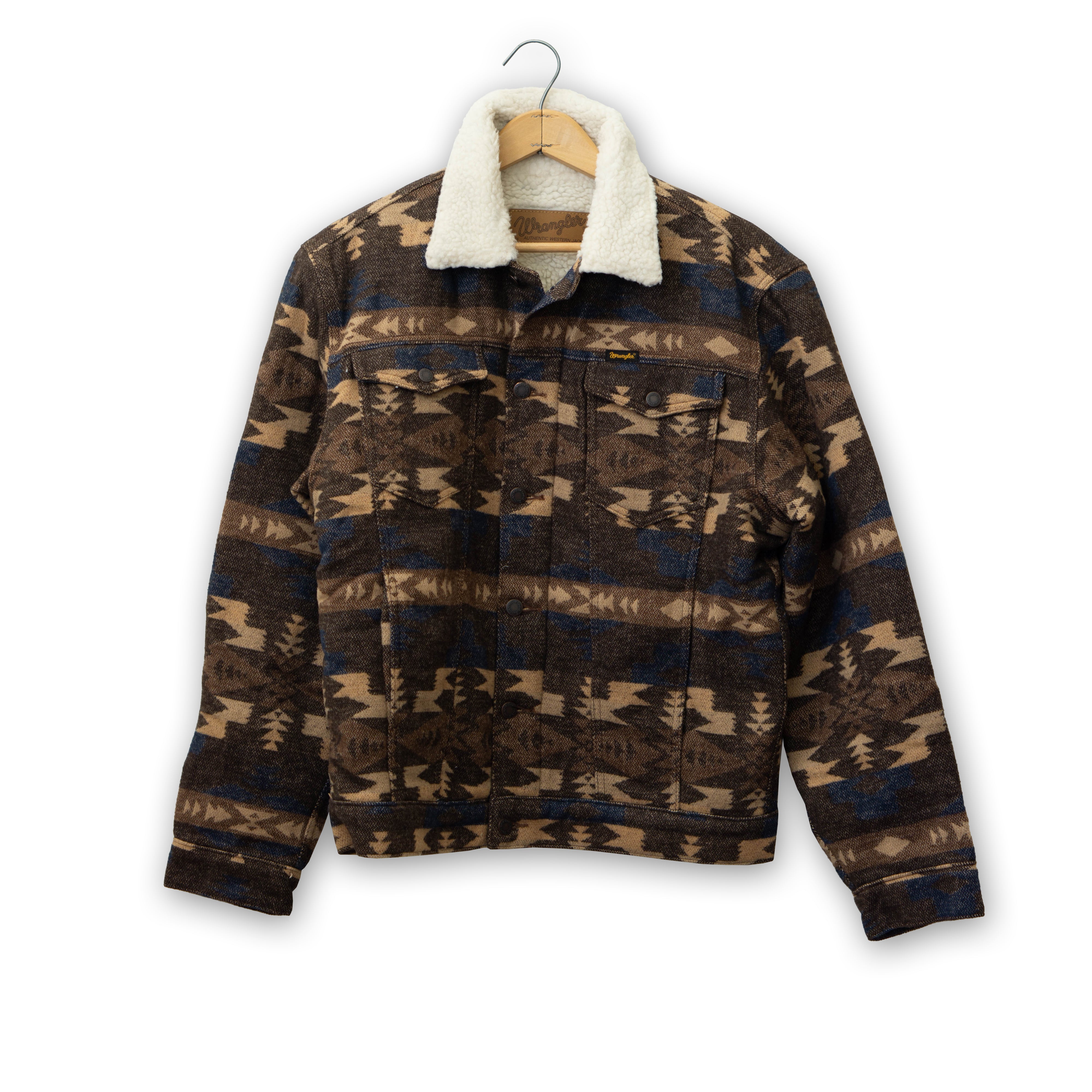 Sherpa Lined Jacquard Jacket by Wrangler #112368213 – Cotton Eyed
