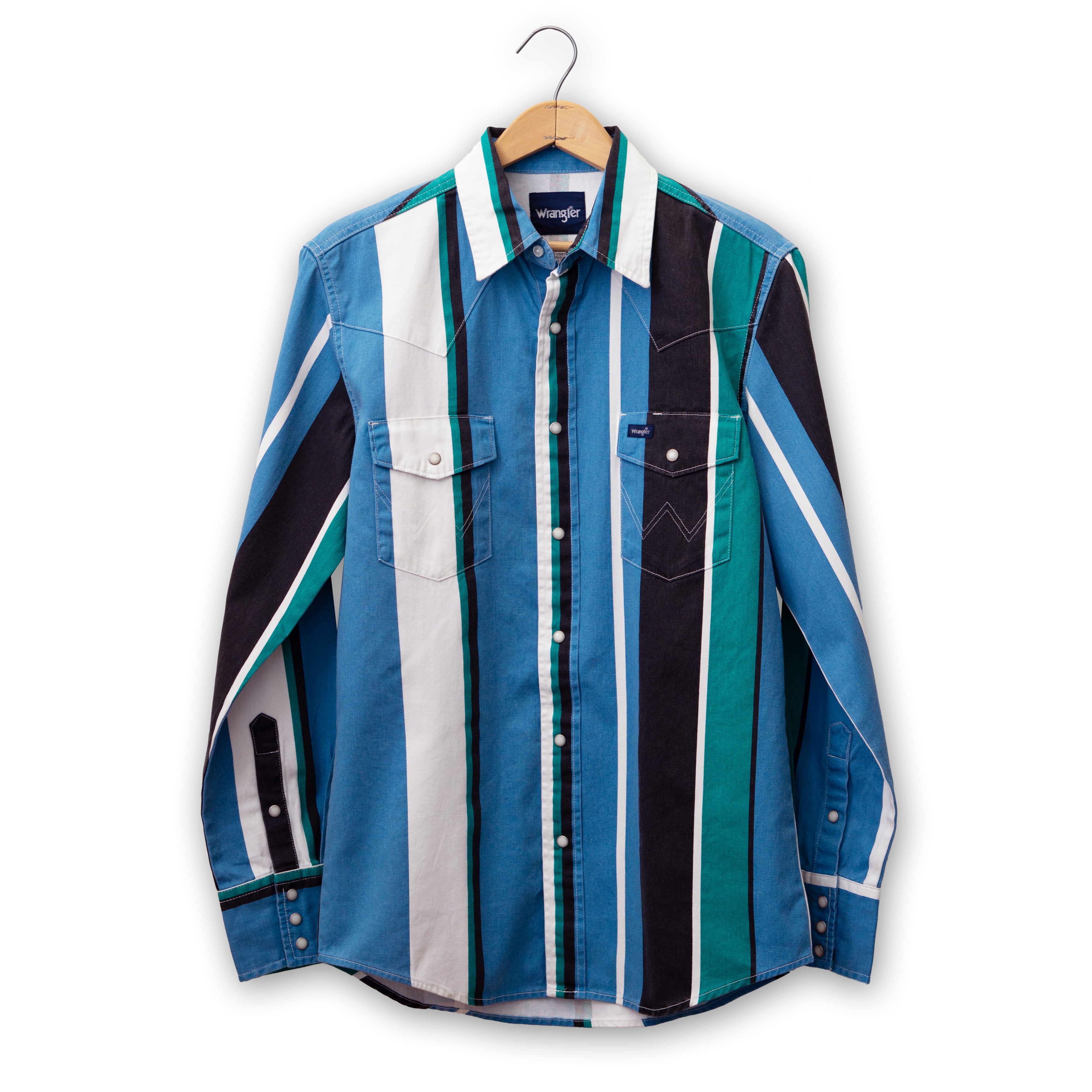 Vintage-Inspired Brushpopper Snap Shirt by Wrangler #112368191