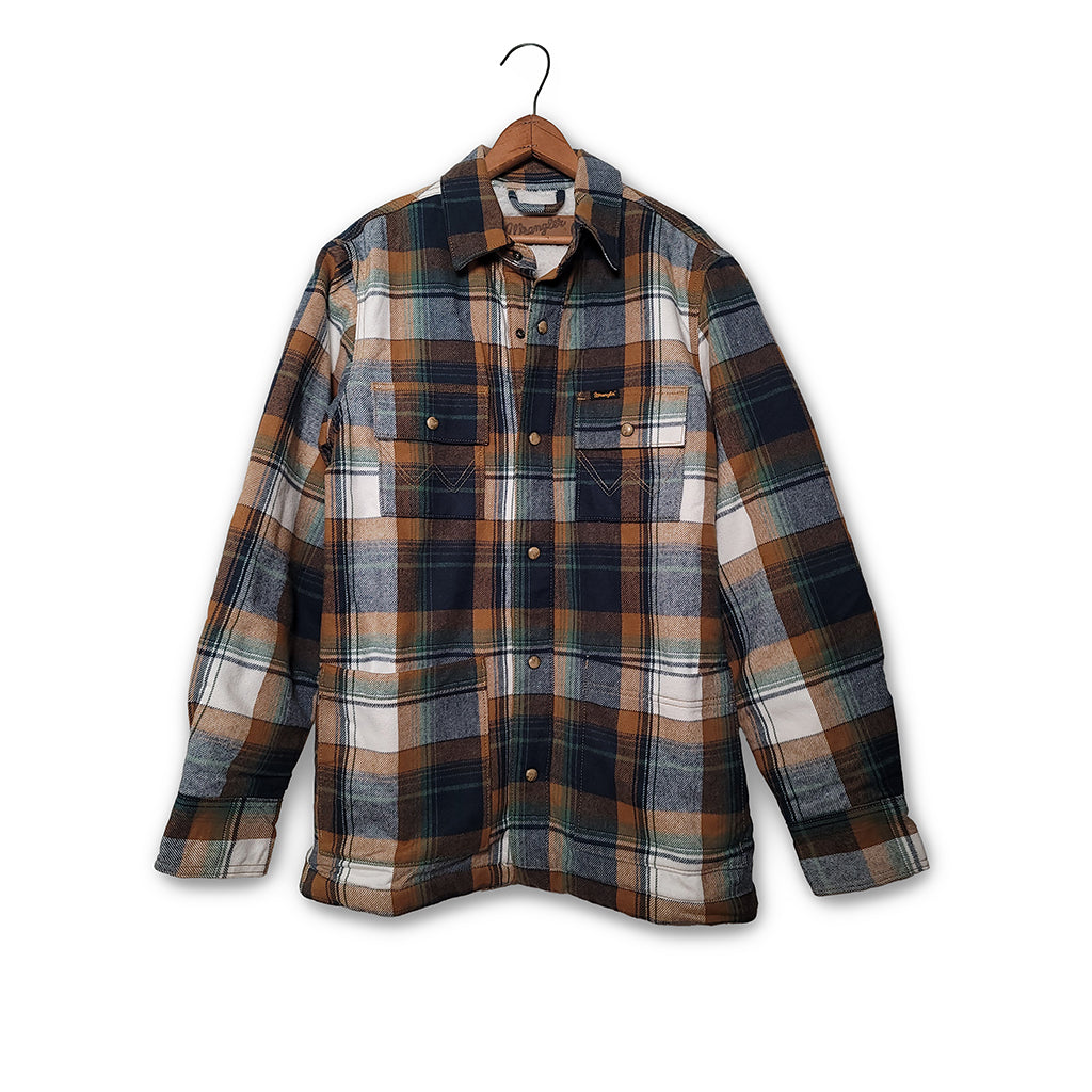 Sherpa Lined Flannel Shirt Jacket by Wrangler #112335729