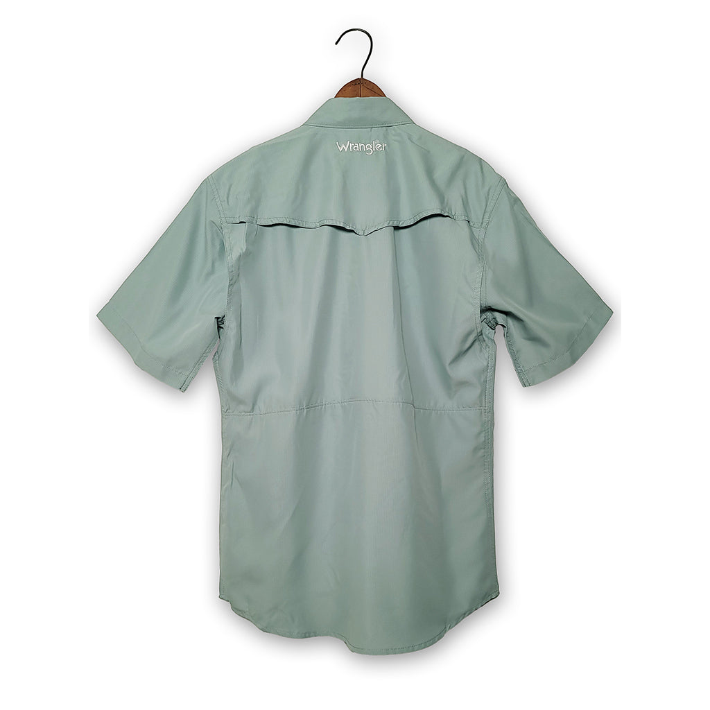 Performance Snap Short Sleeve Shirt by Wrangler #112344572 GRAY
