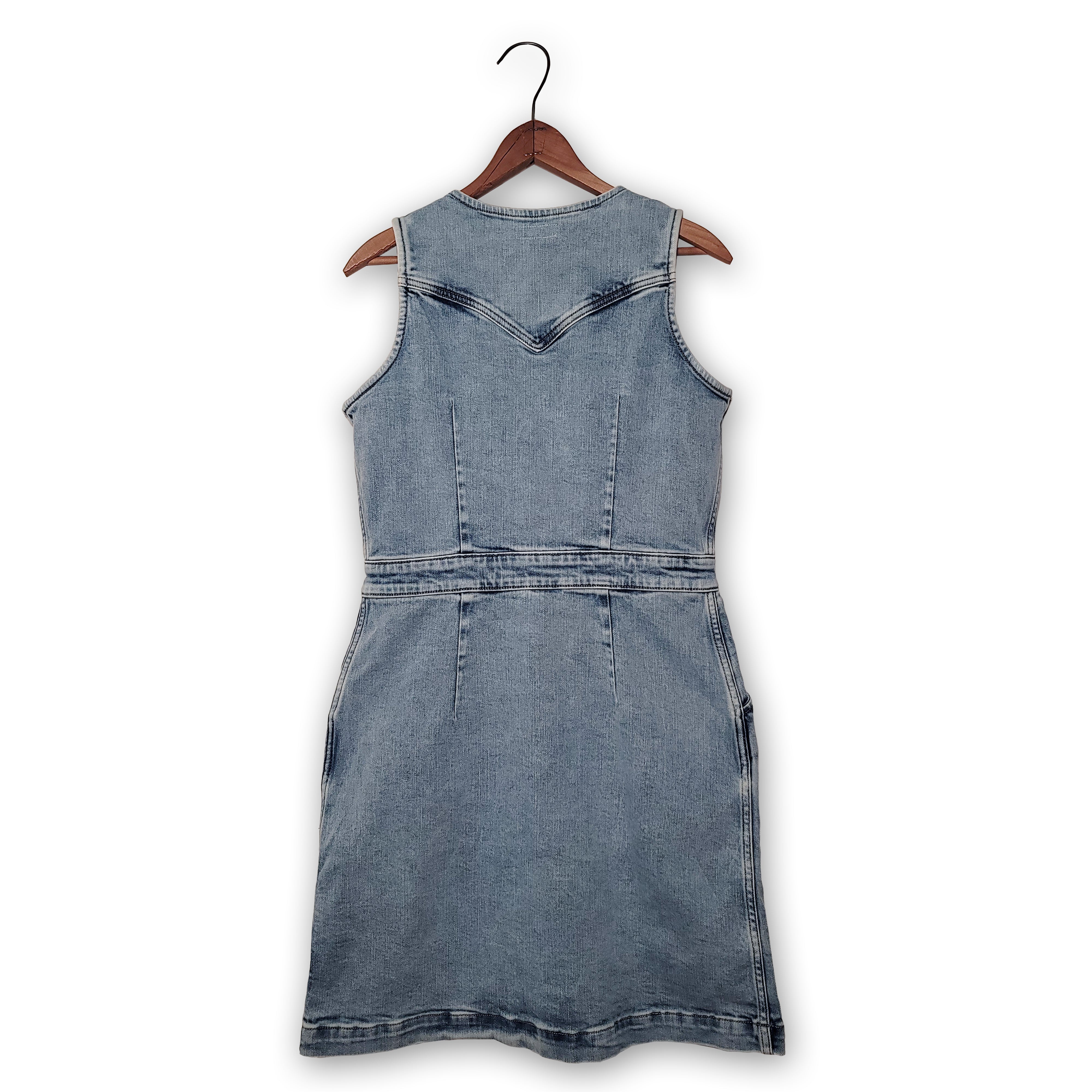 Women's Sleeveless Denim Mini Dress by Wrangler #112344903