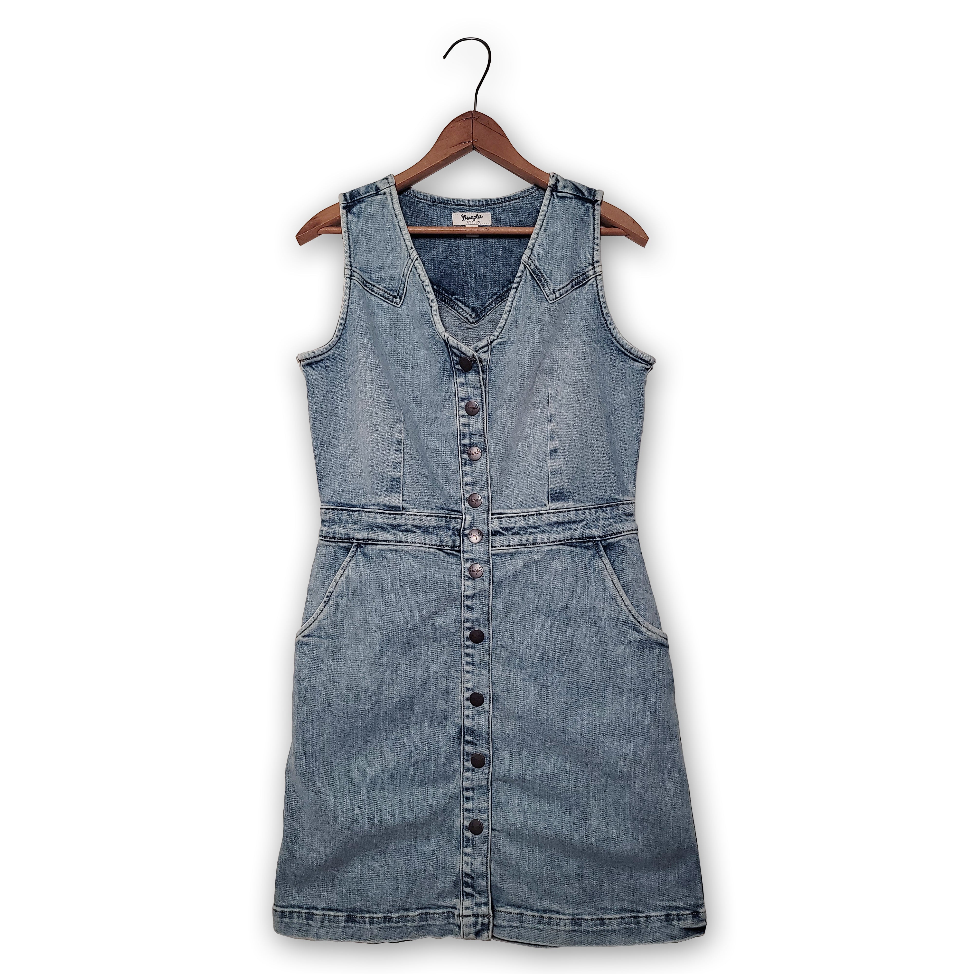 Women's Sleeveless Denim Mini Dress by Wrangler #112344903