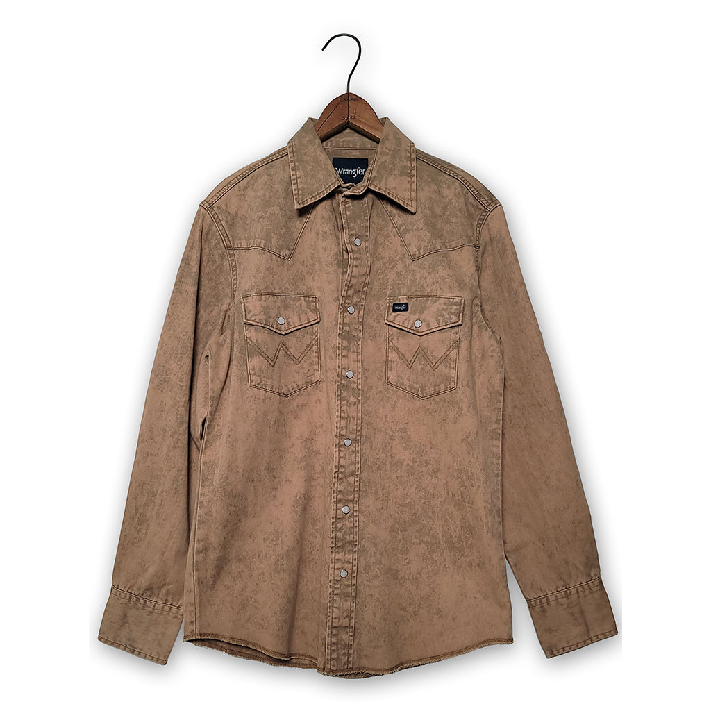 Vintage-Inspired Western Snap Work Shirt by Wrangler #112345070