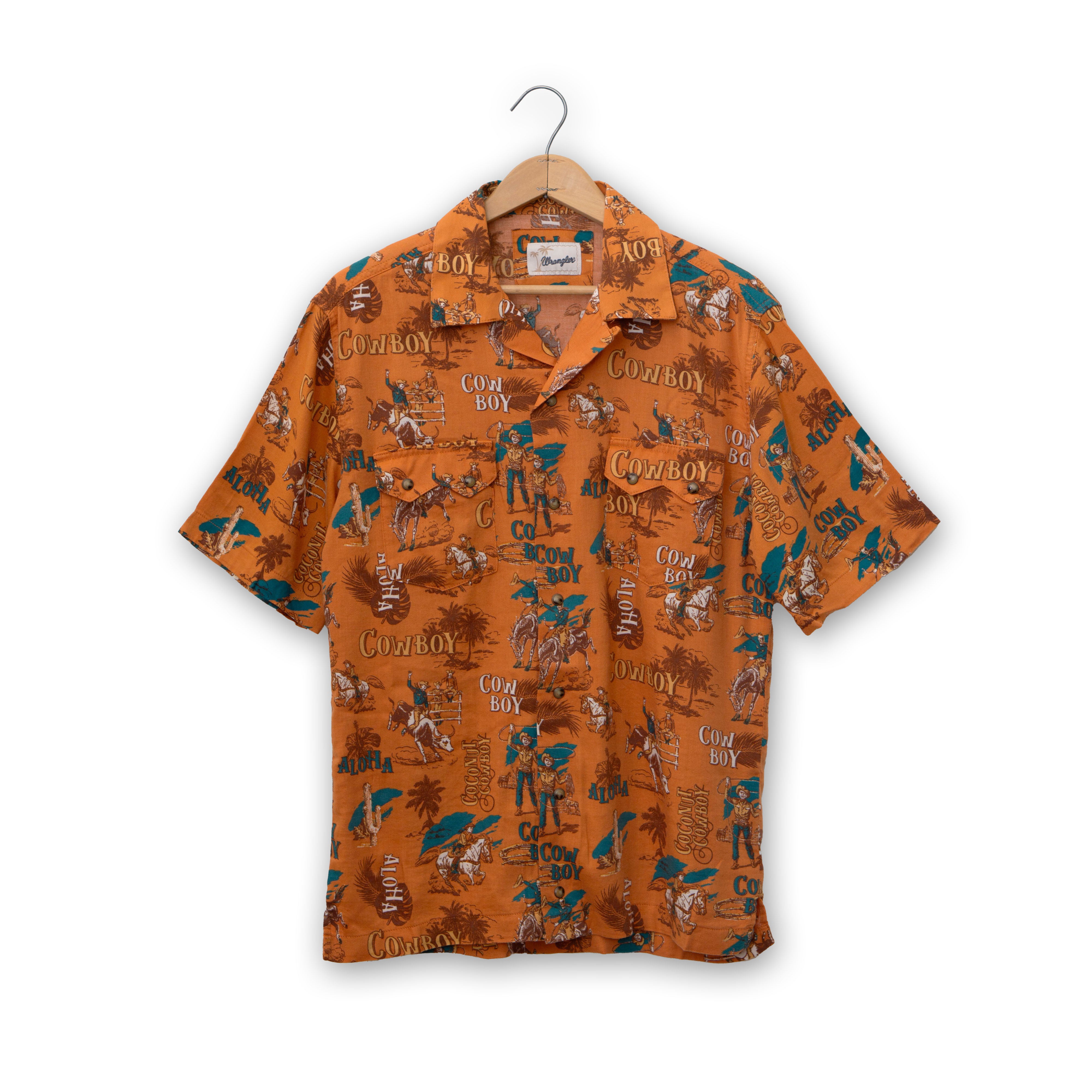 Coconut Cowboy Snap Camp Shirt by Wrangler #112359531