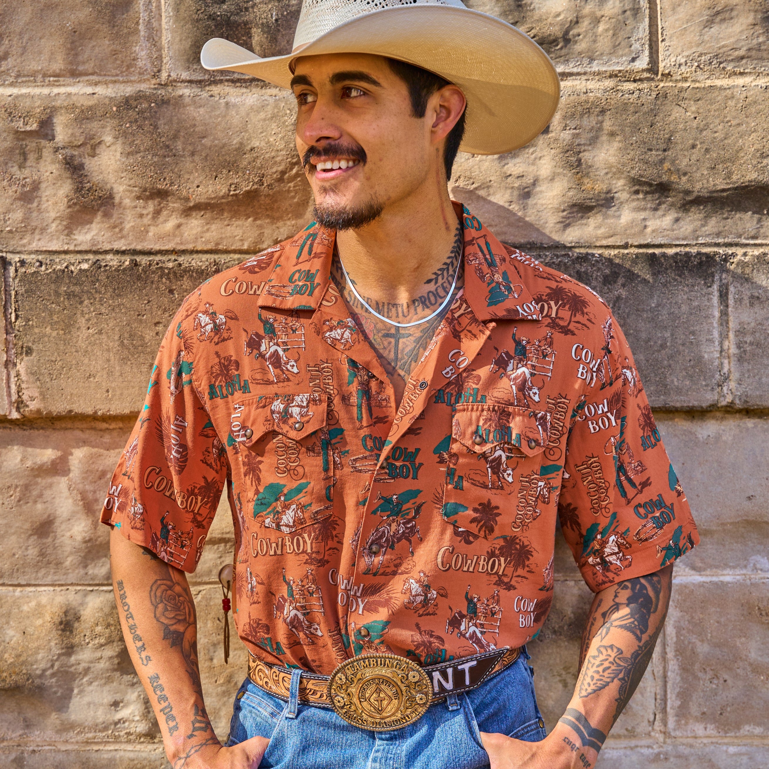Coconut Cowboy Snap Camp Shirt by Wrangler #112359531