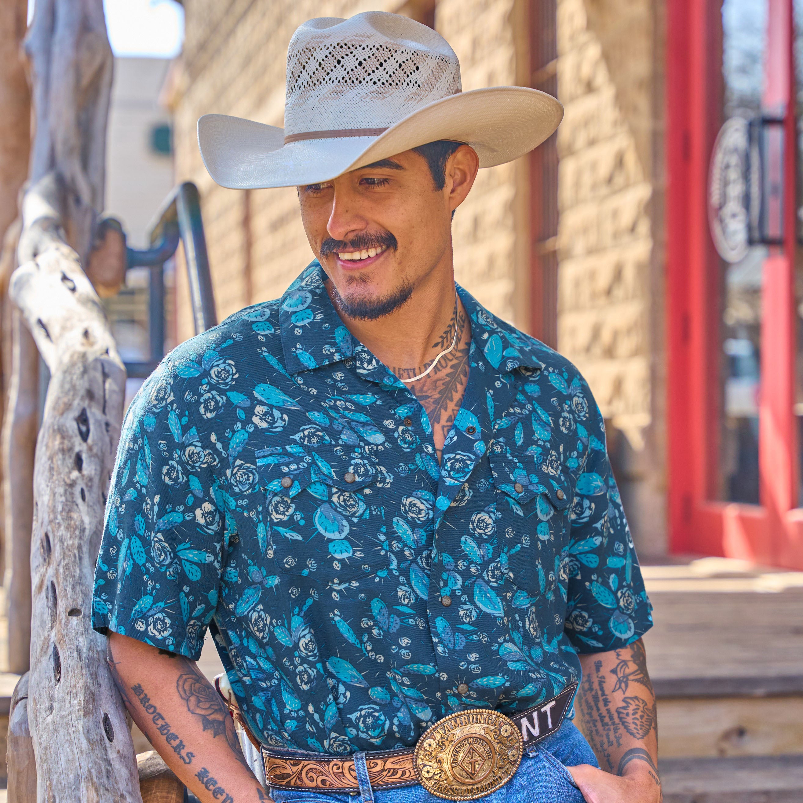 Coconut Cowboy Snap Camp Shirt by Wrangler #112359533