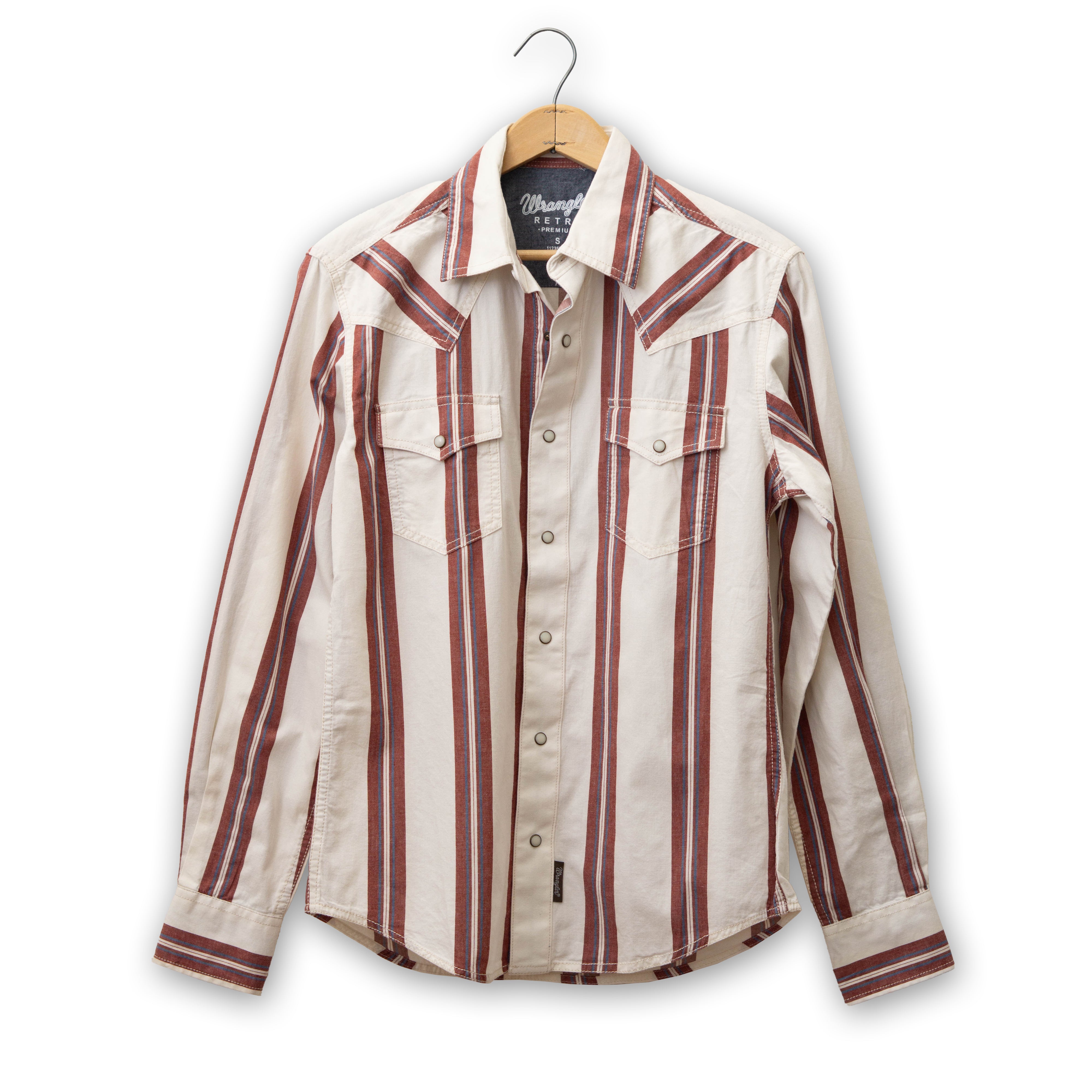 Vintage-Inspired Brushpopper Snap Shirt by Wrangler #112359922