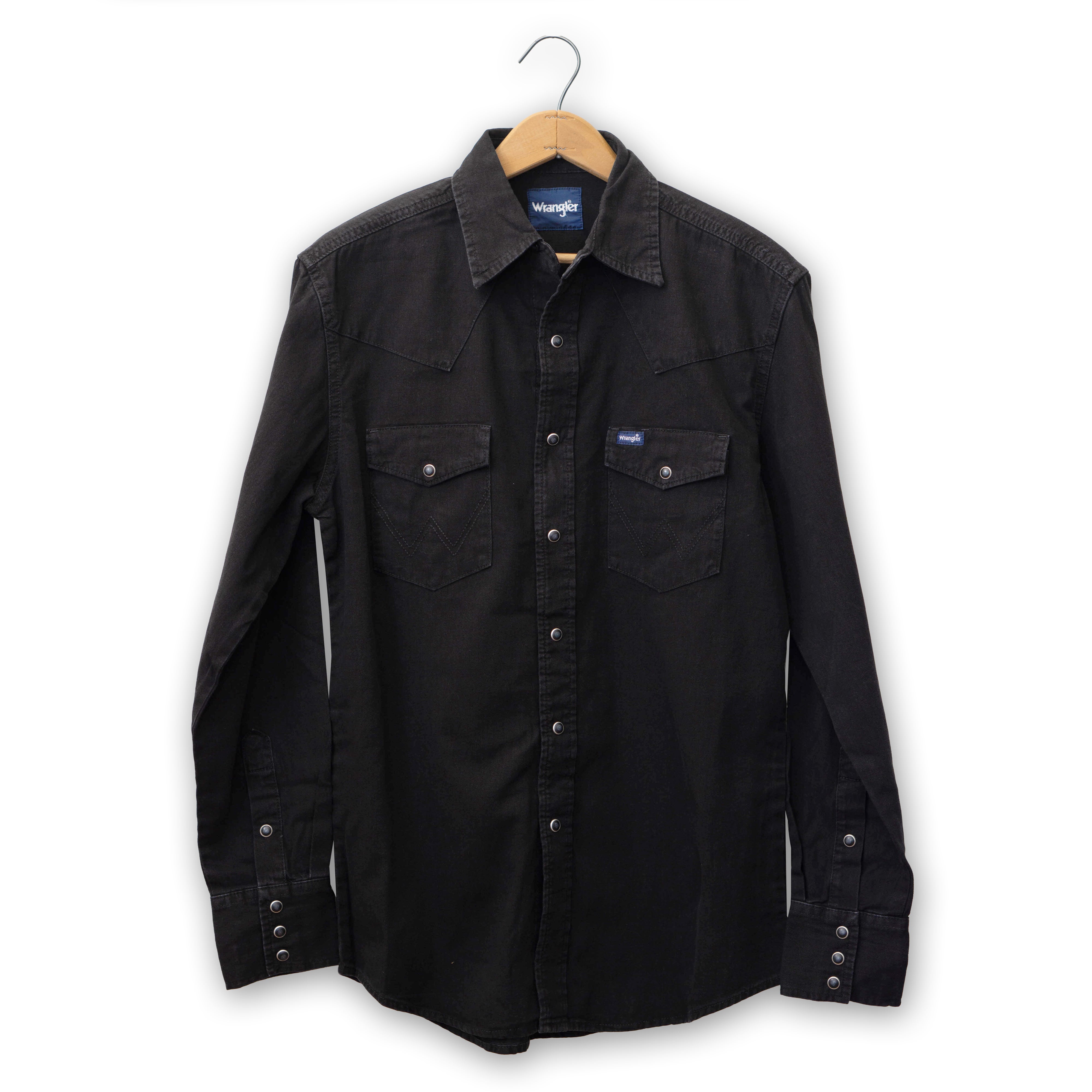 Classic Denim Long Sleeve Snap Shirt by Wrangler #112361702