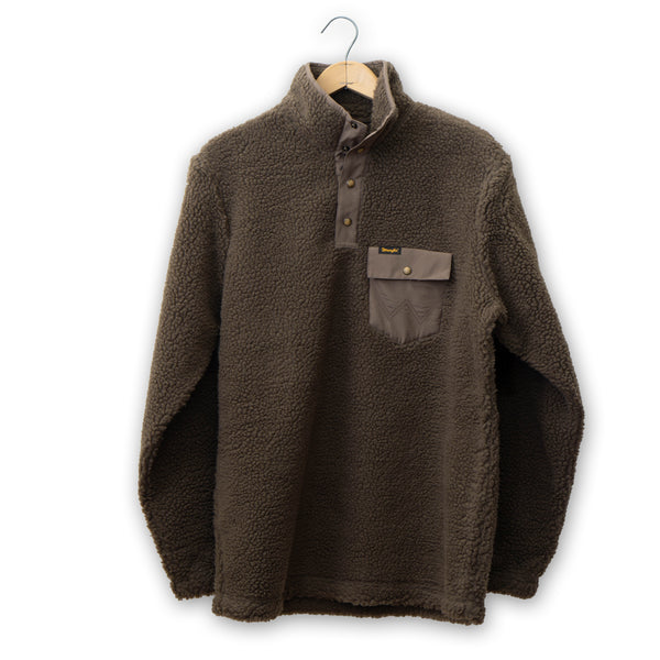 Men's Snap Sherpa Pullover by Wrangler #112366080 – Cotton Eyed Joe's