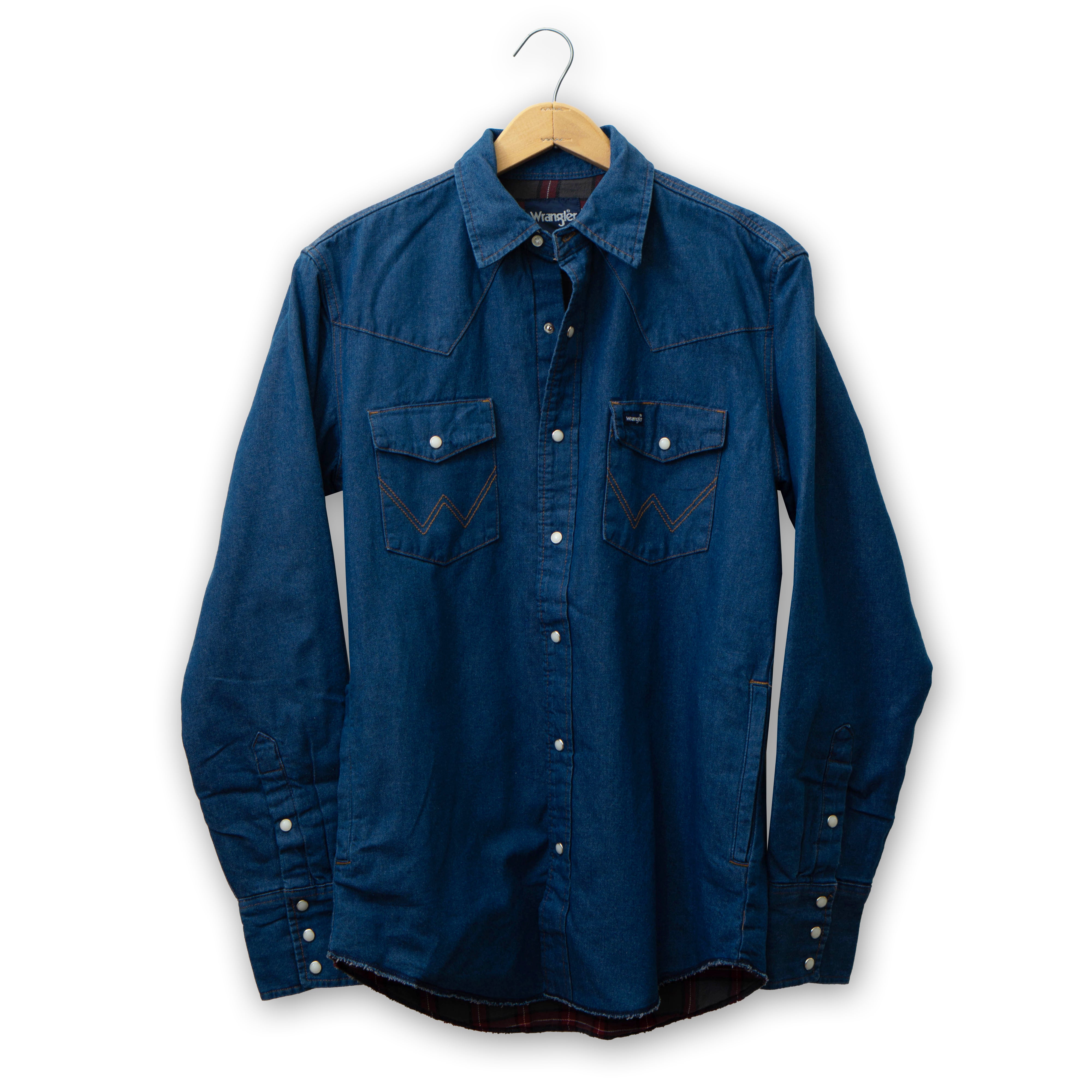 Flannel Lined Work Long Sleeve Snap Shirt by Wrangler #112367727