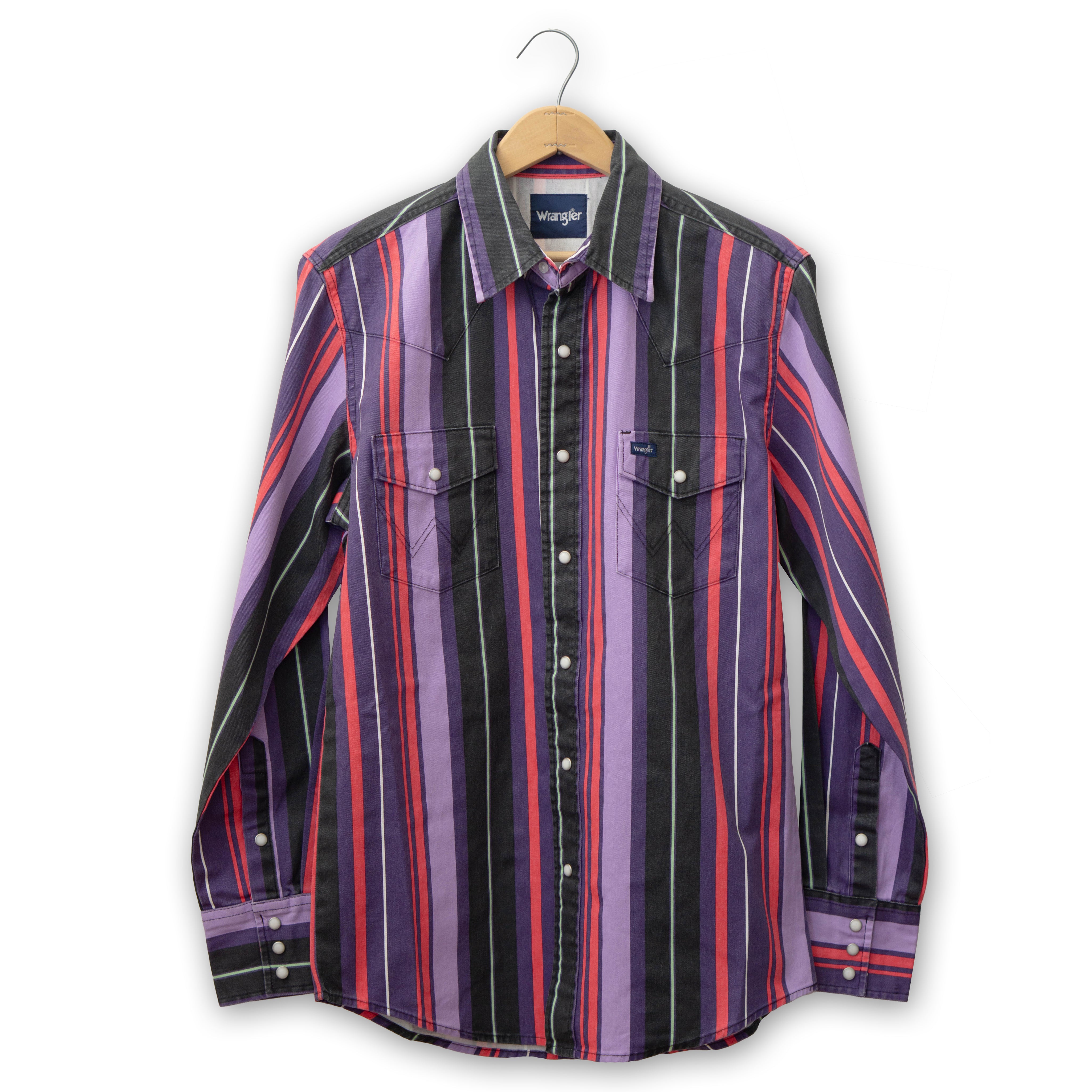Vintage-Inspired Brushpopper Snap Shirt by Wrangler #112368192
