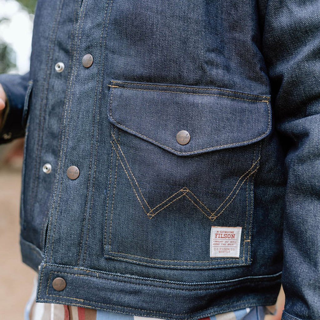 Filson x Wrangler Two-Tone Denim Work Jacket #112370284