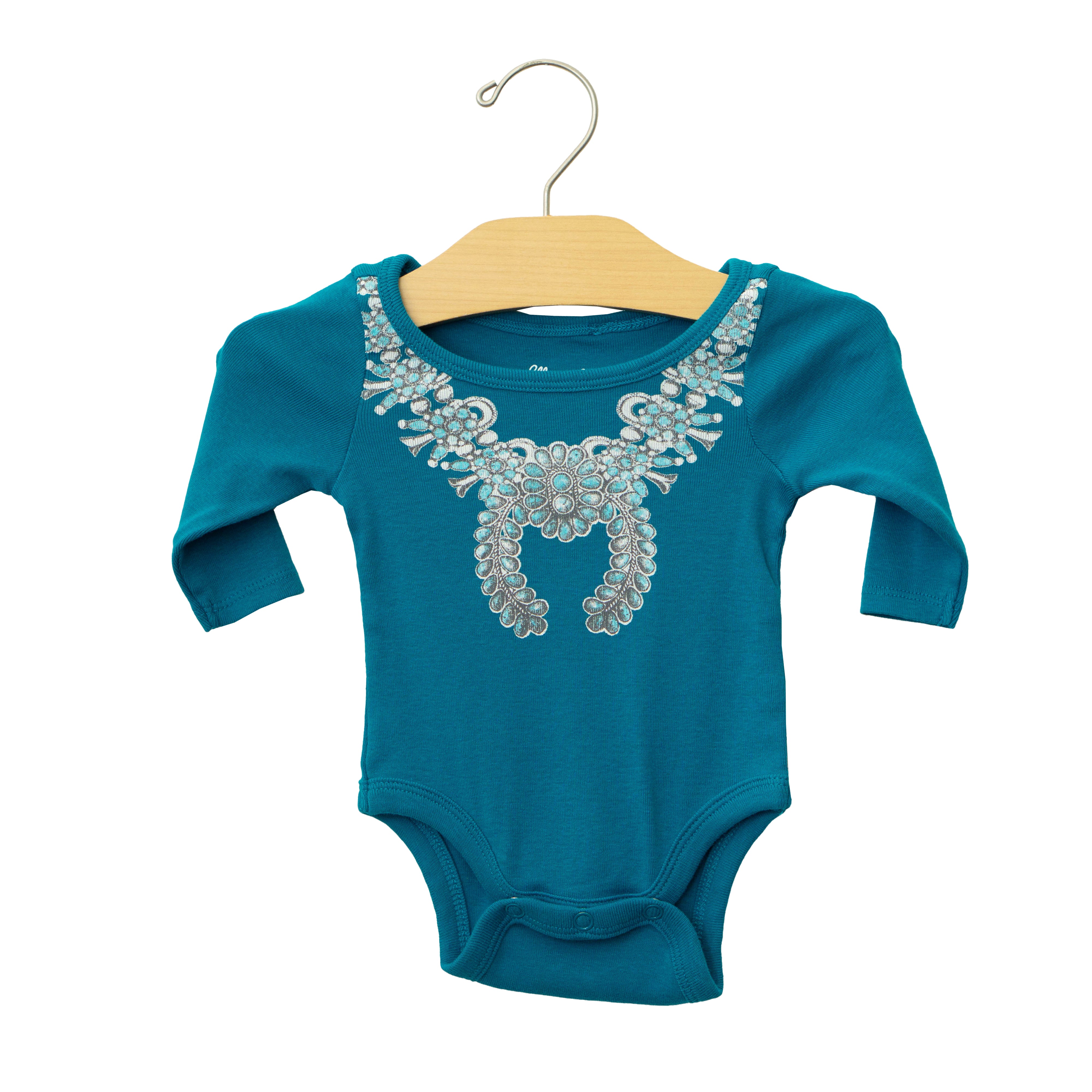 Turquoise Necklace Onesie by Wrangler #112371932