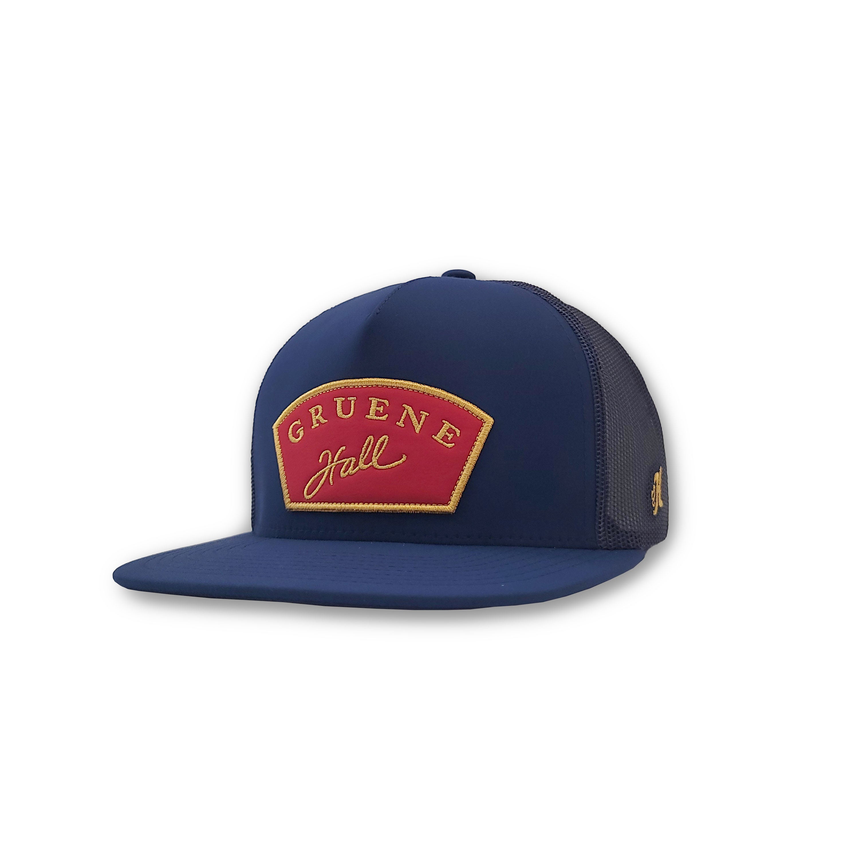 Hooey x Gruene Hall Logo Captain's Patch Cap #GH2401T-BL