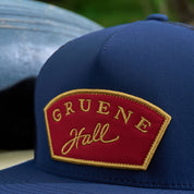 Hooey x Gruene Hall Logo Captain's Patch Cap #GH2401T-BL