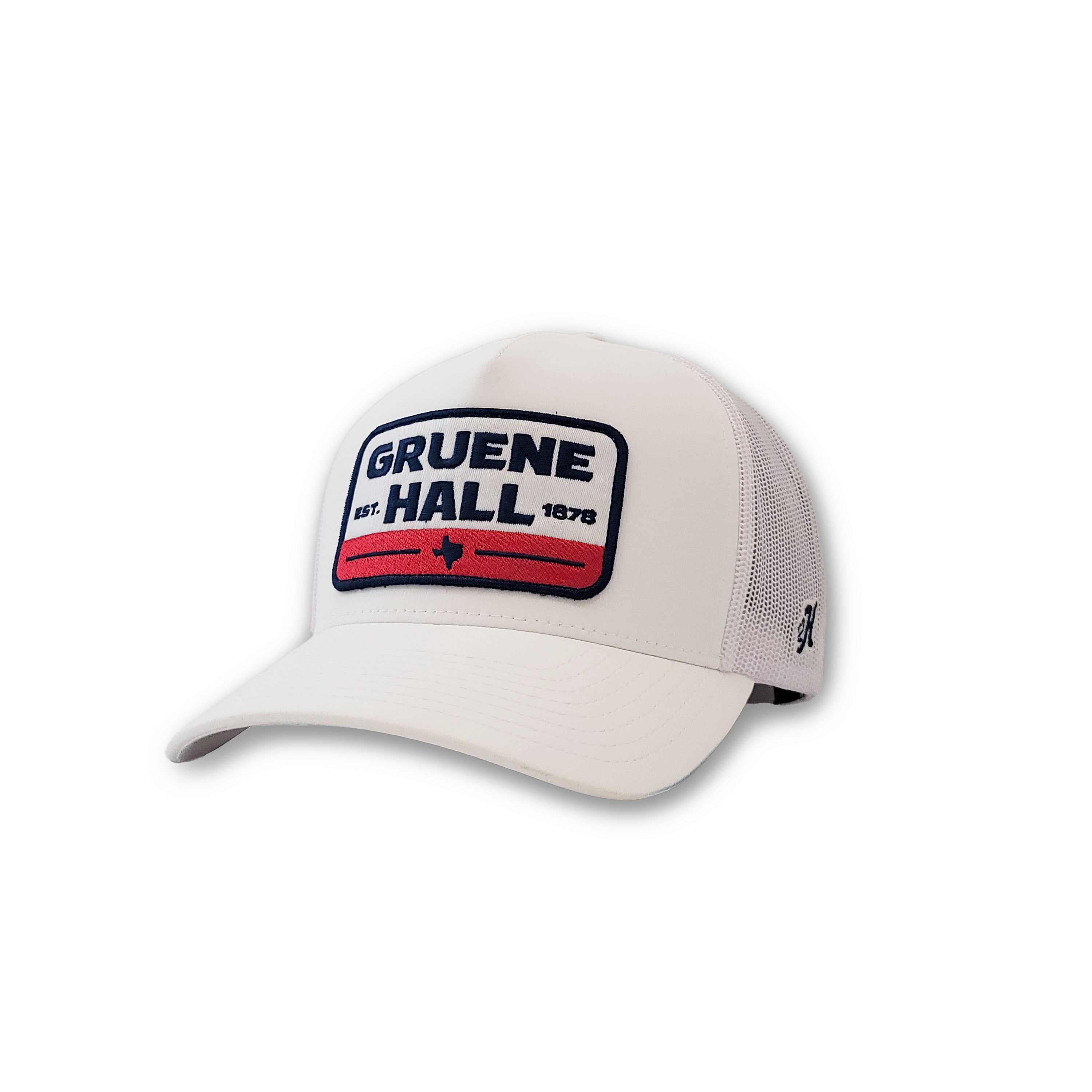 Hooey x Gruene Hall Rectangle Patch Cap #GH2402T-WHBL