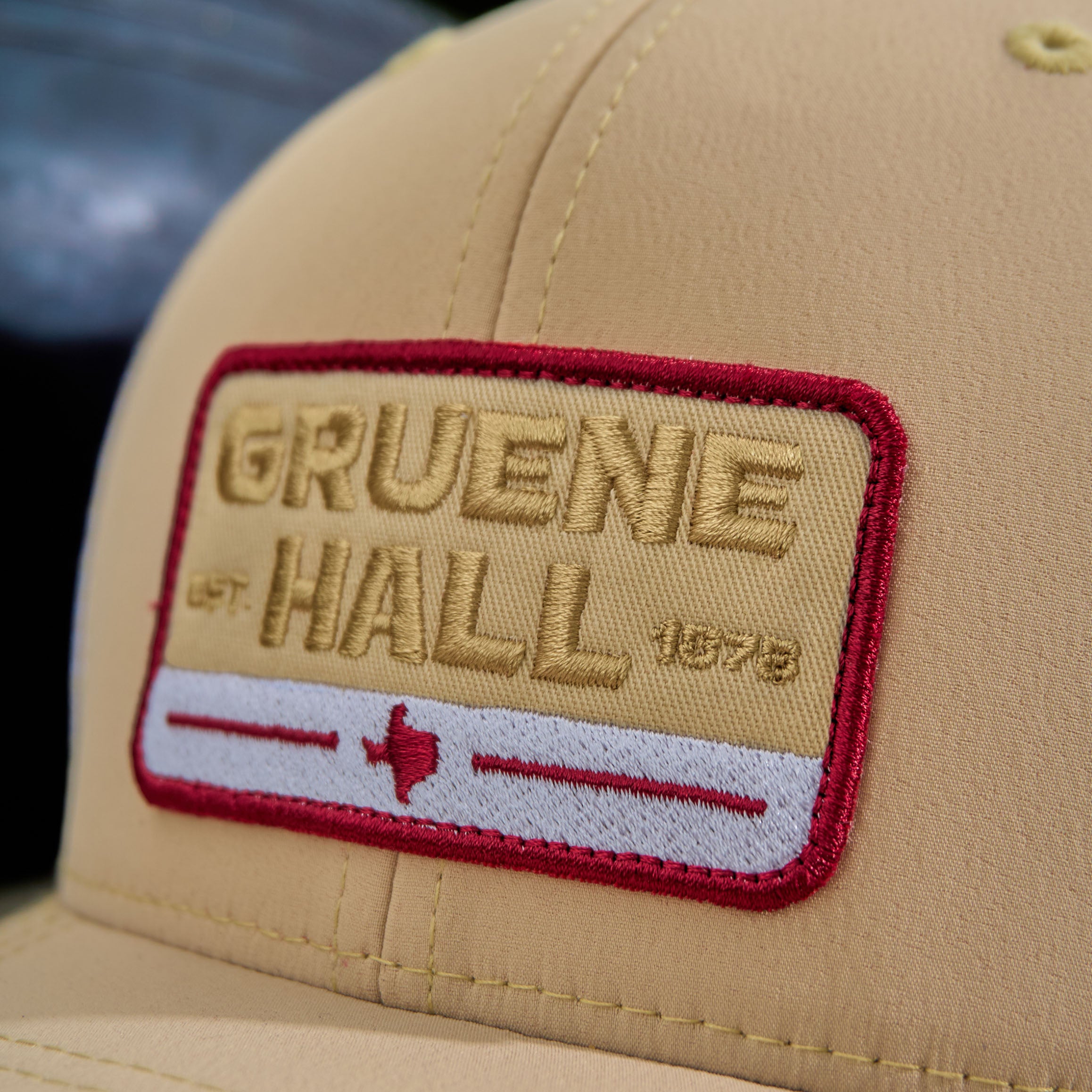 Hooey x Gruene Hall Mini Rectangle Patch Cap #GH2403T-TNWH
