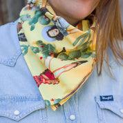 Vintage Cowgirl Bandana by Rockmount #4167-YEL