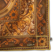 Tooled Leather Art Scarf #5-10