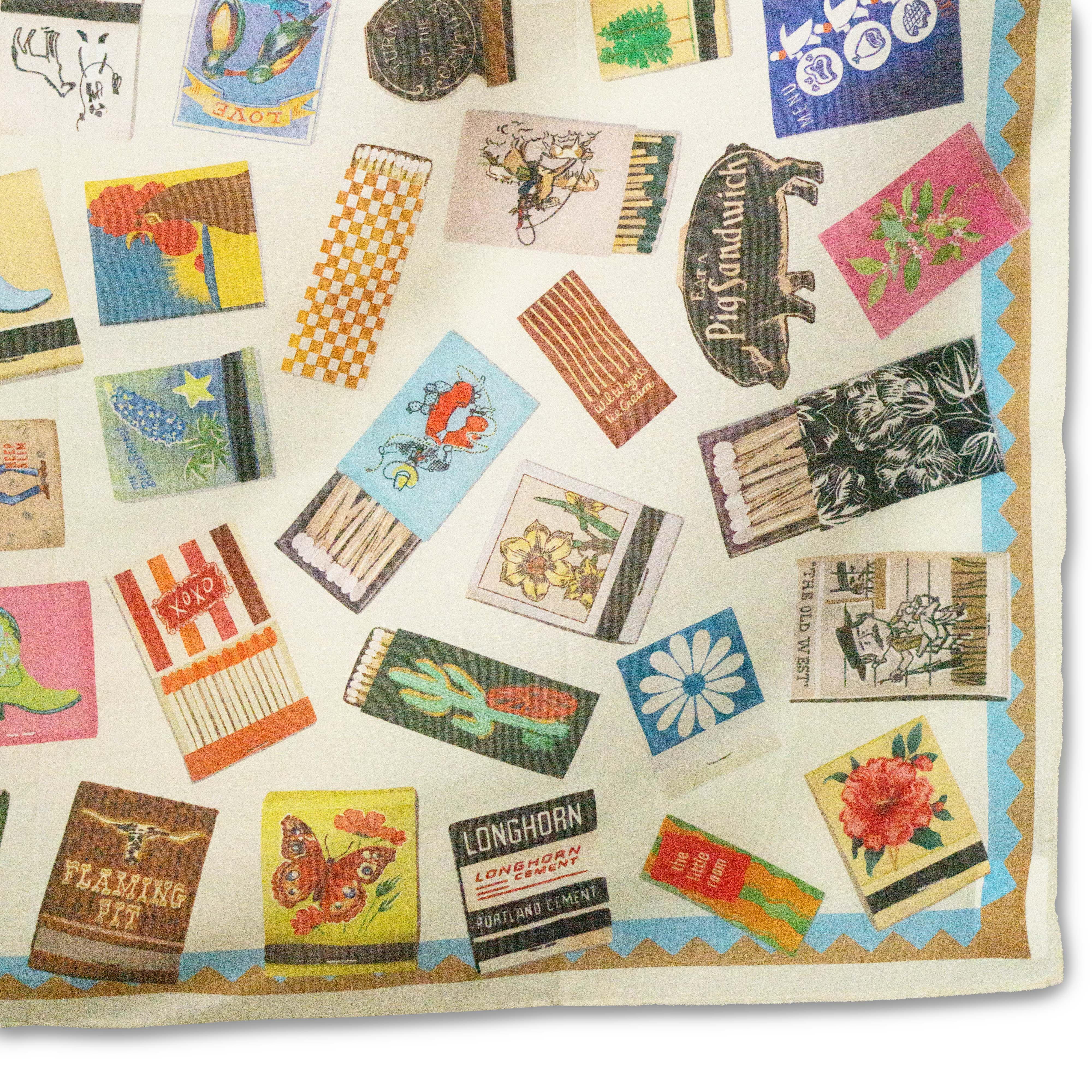 Matchbooks Art Scarf #5-18