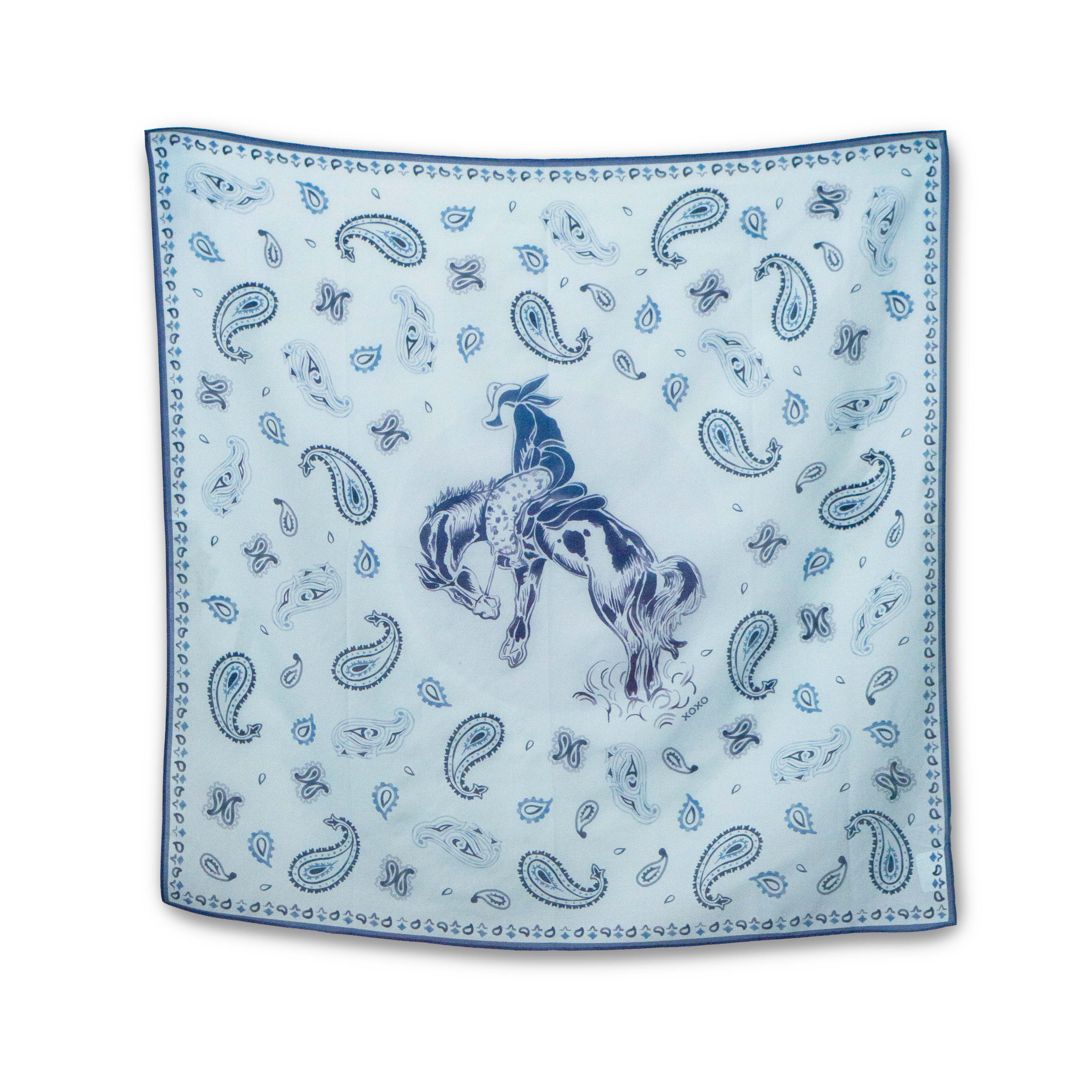 Bandana Cowboy Art Scarf #5-2